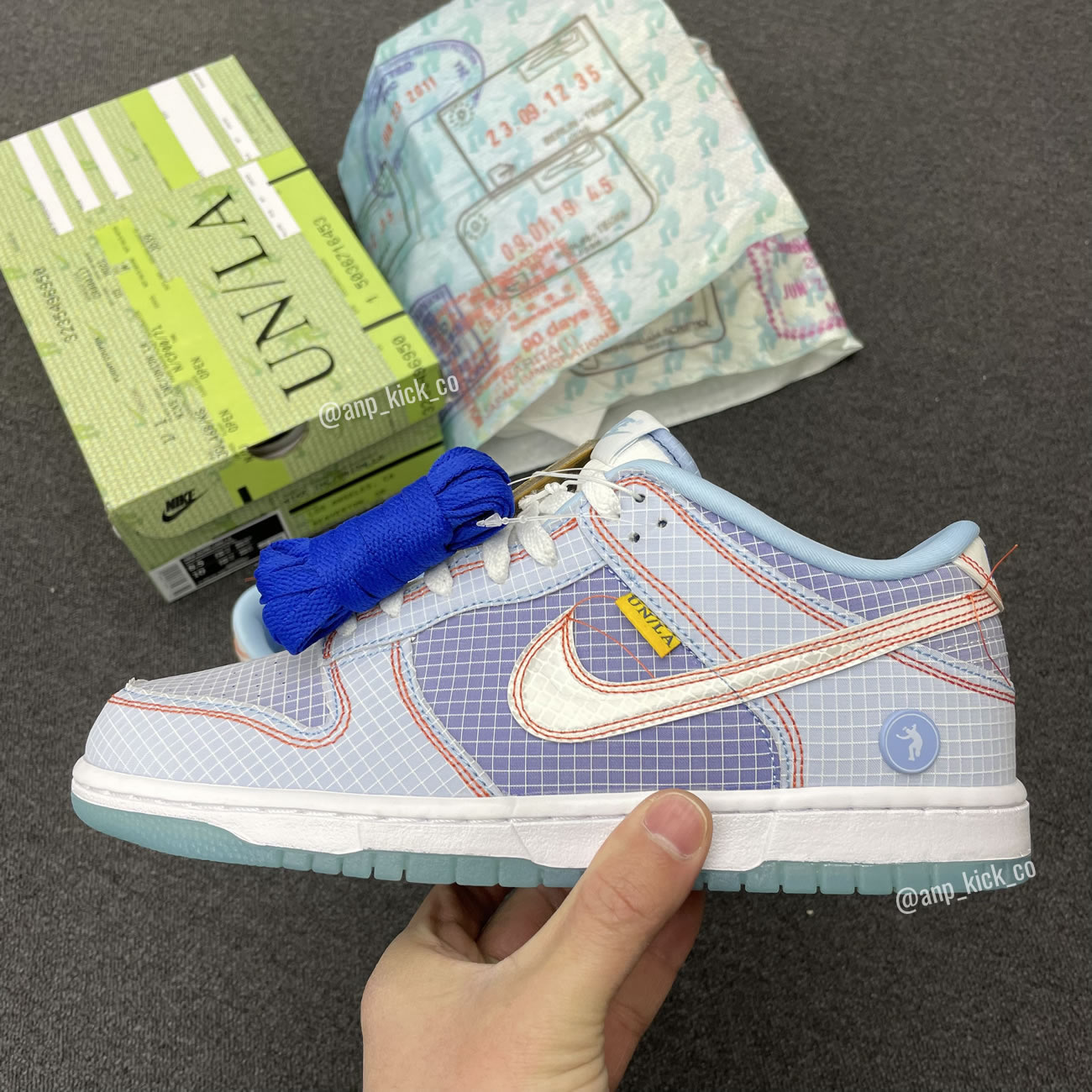 Union Los Angeles x Nike Dunk Low Hyper Royal/Psychic Blue DJ9649-400