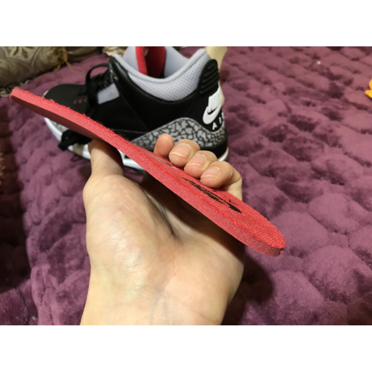 Air Jordan 3 Black Cement 854262-001