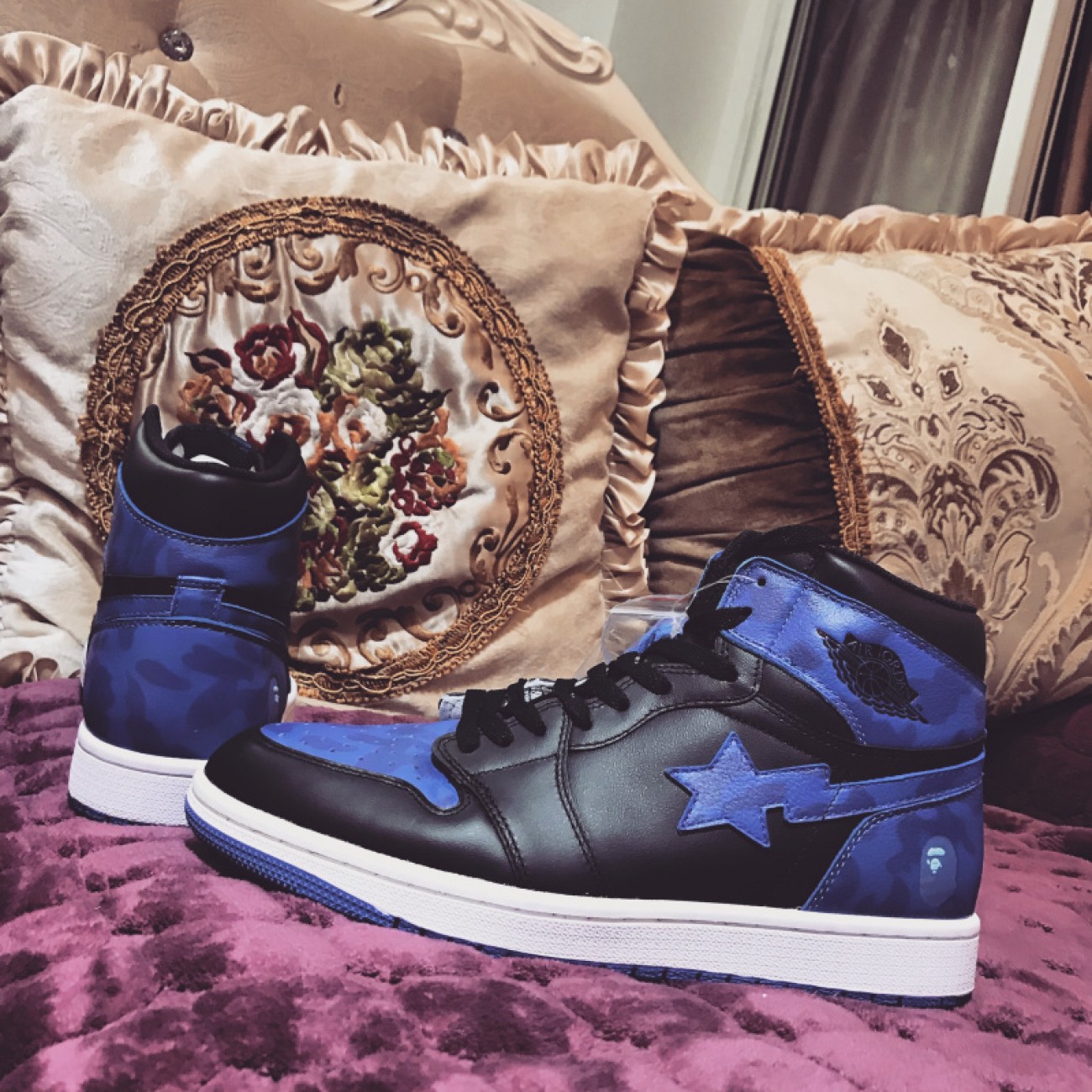 Air Jordan 1 Royal x Bape