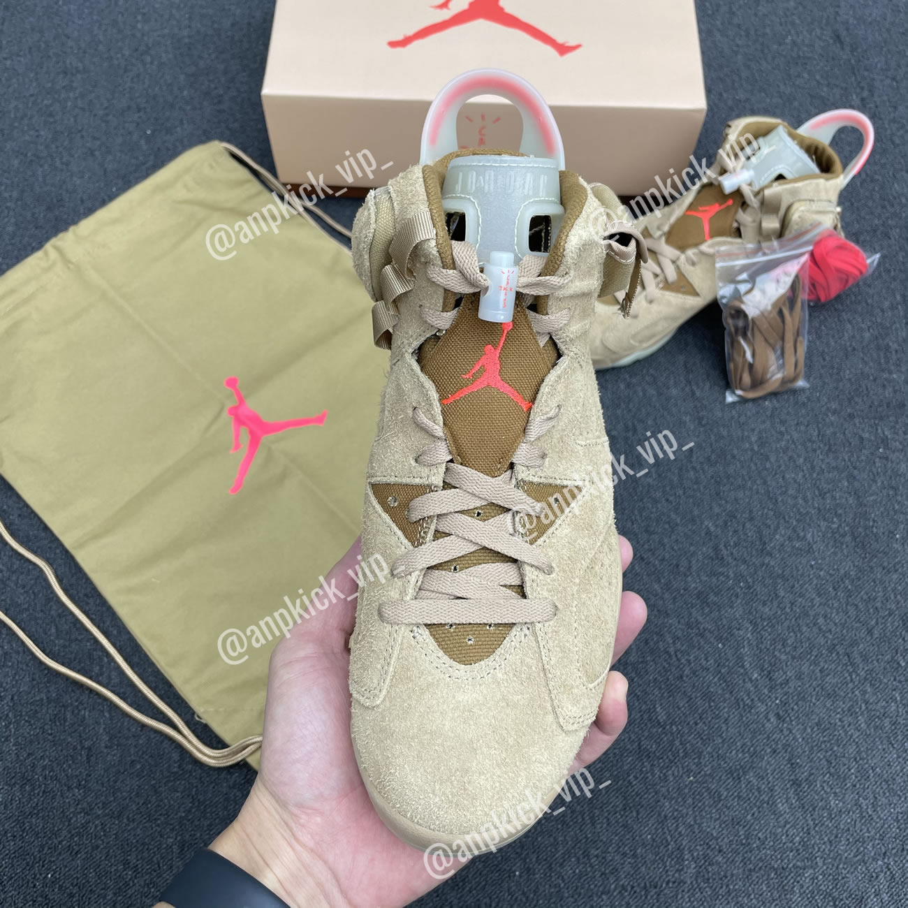Travis Scott x Air Jordan 6 Retro British Khaki DH0690-200