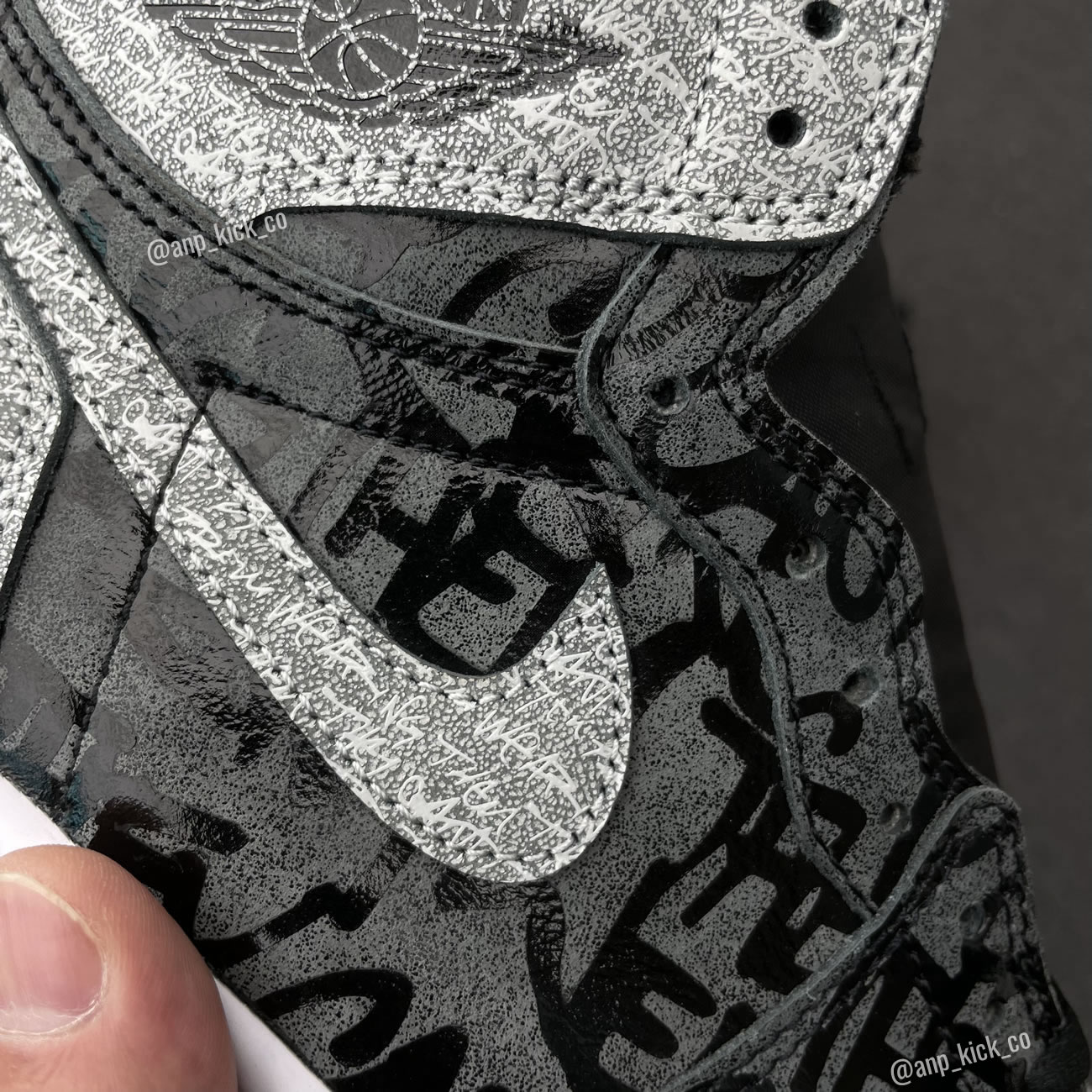 Air Jordan 1 High OG Rebellionaire Black/White-Particle Grey 555088-036