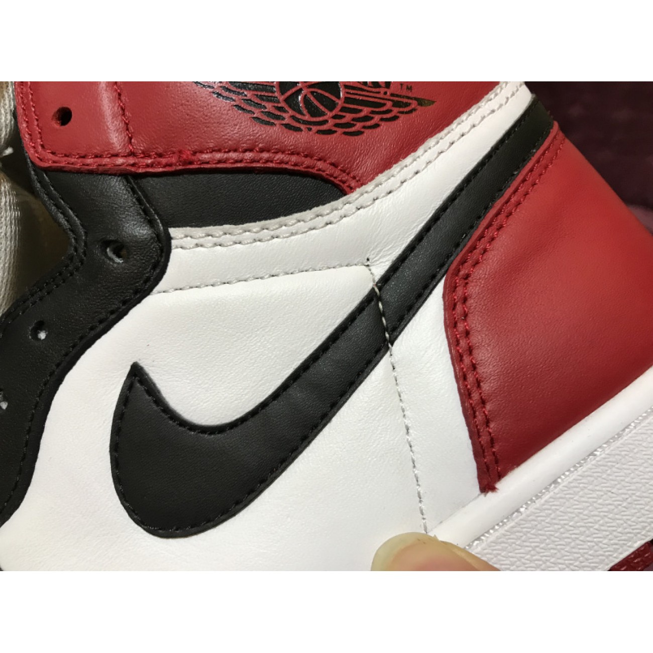 Air jordan 1 Black Toe OG AJ1 555088-184