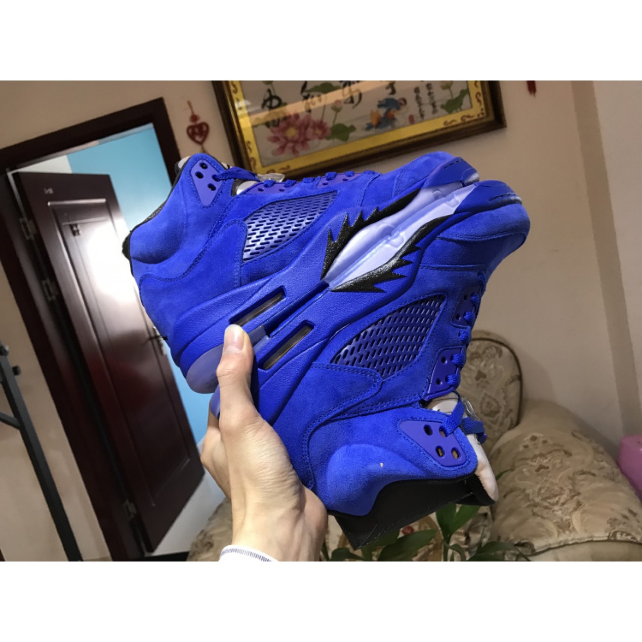 Air Jordan 5 Retro Blue Suede 136027-401