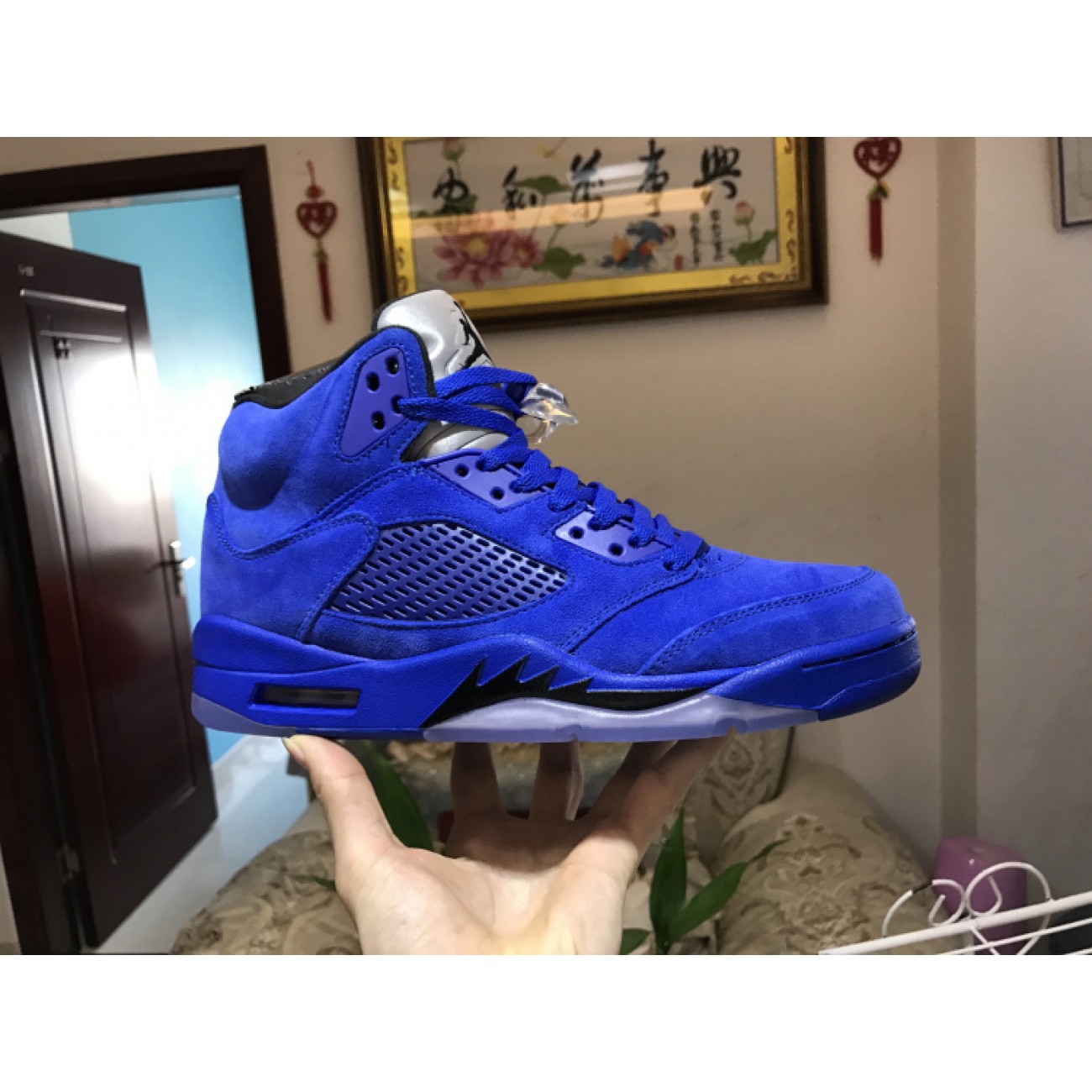 Air Jordan 5 Retro Blue Suede 136027-401