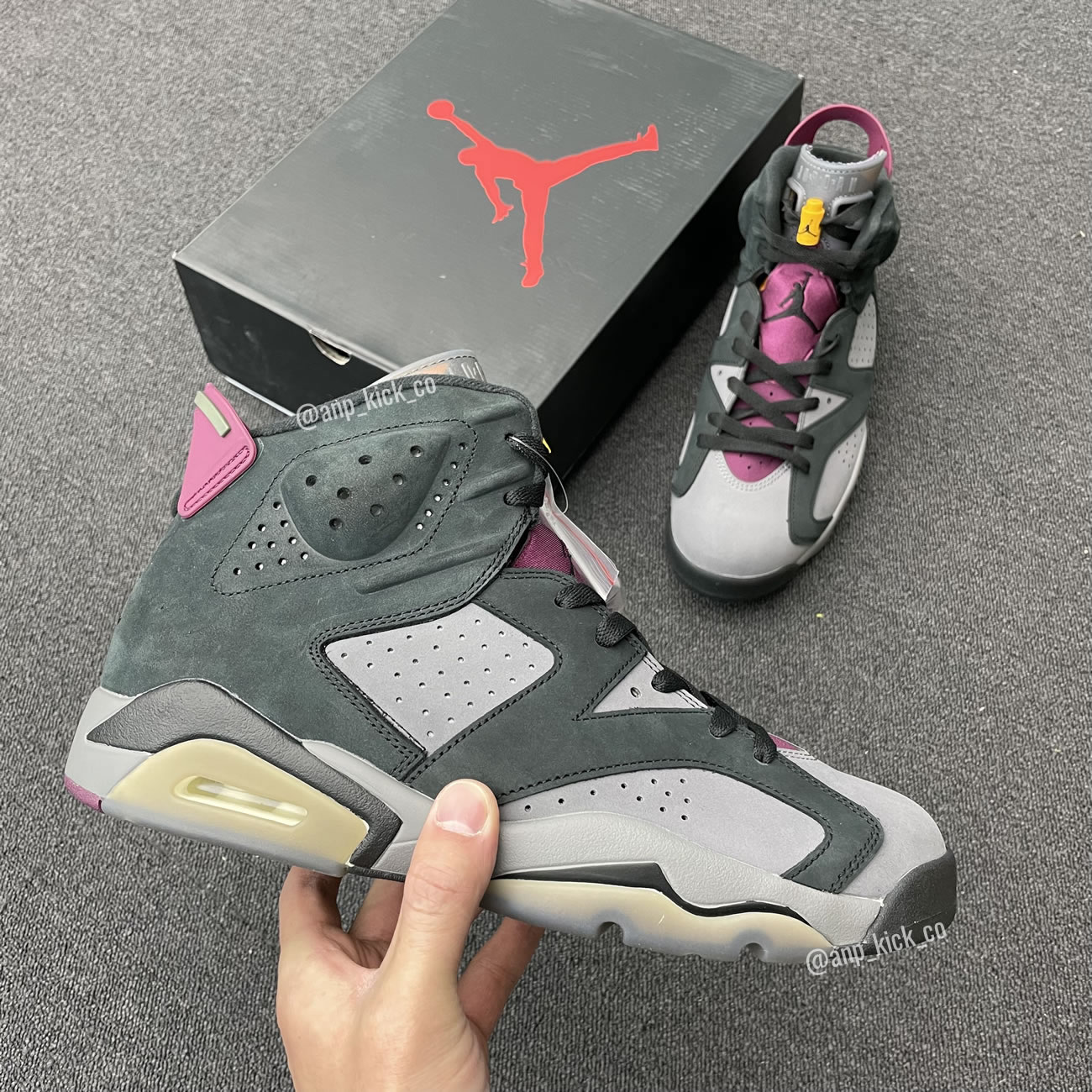 Air Jordan 6 Bordeaux Black/Light Graphite CT8529-063