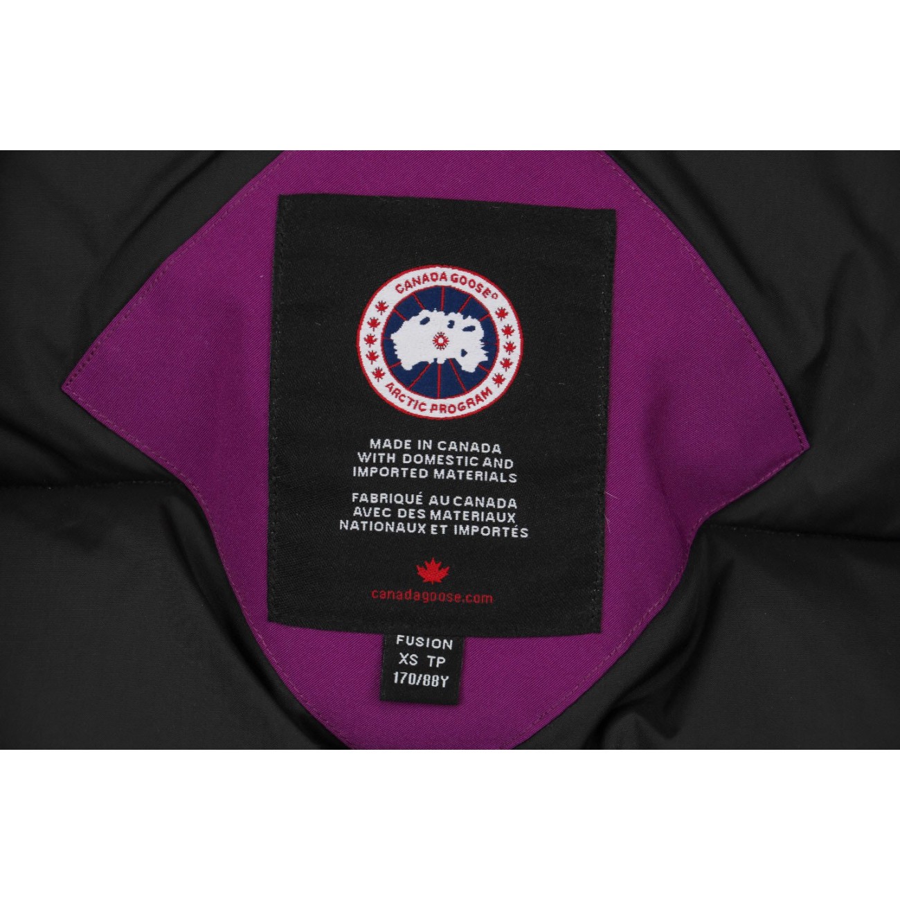 08 ' Canada Goose '19FW Expedition 4660MA Down Jacket Coat Purple