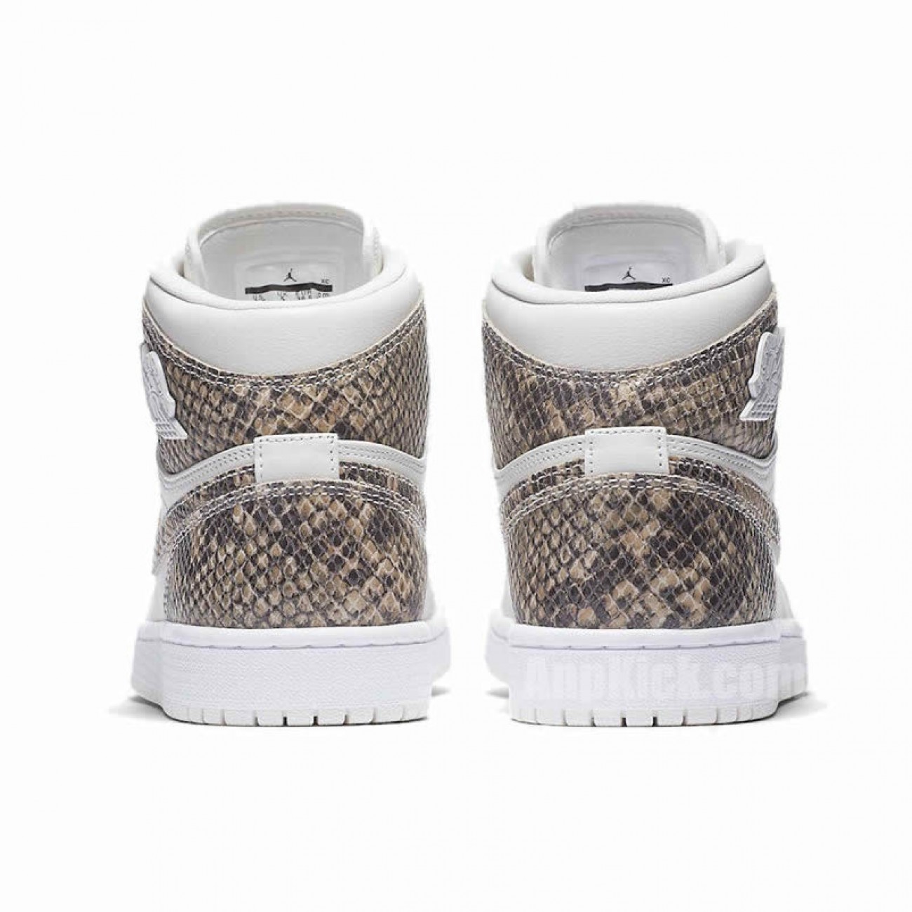 Air Jordan 1 Retro High Snakeskin White Shoes AH7389-004