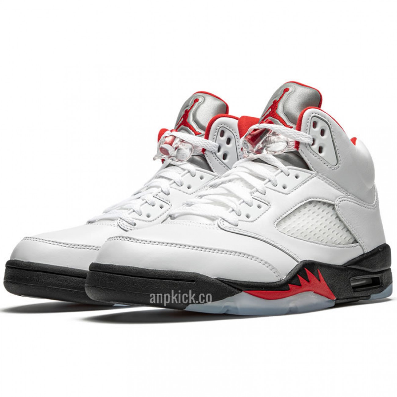Air Jordan 5 Fire Red 3M 2020 - Silver Tongue OG On Feet DA1911-102