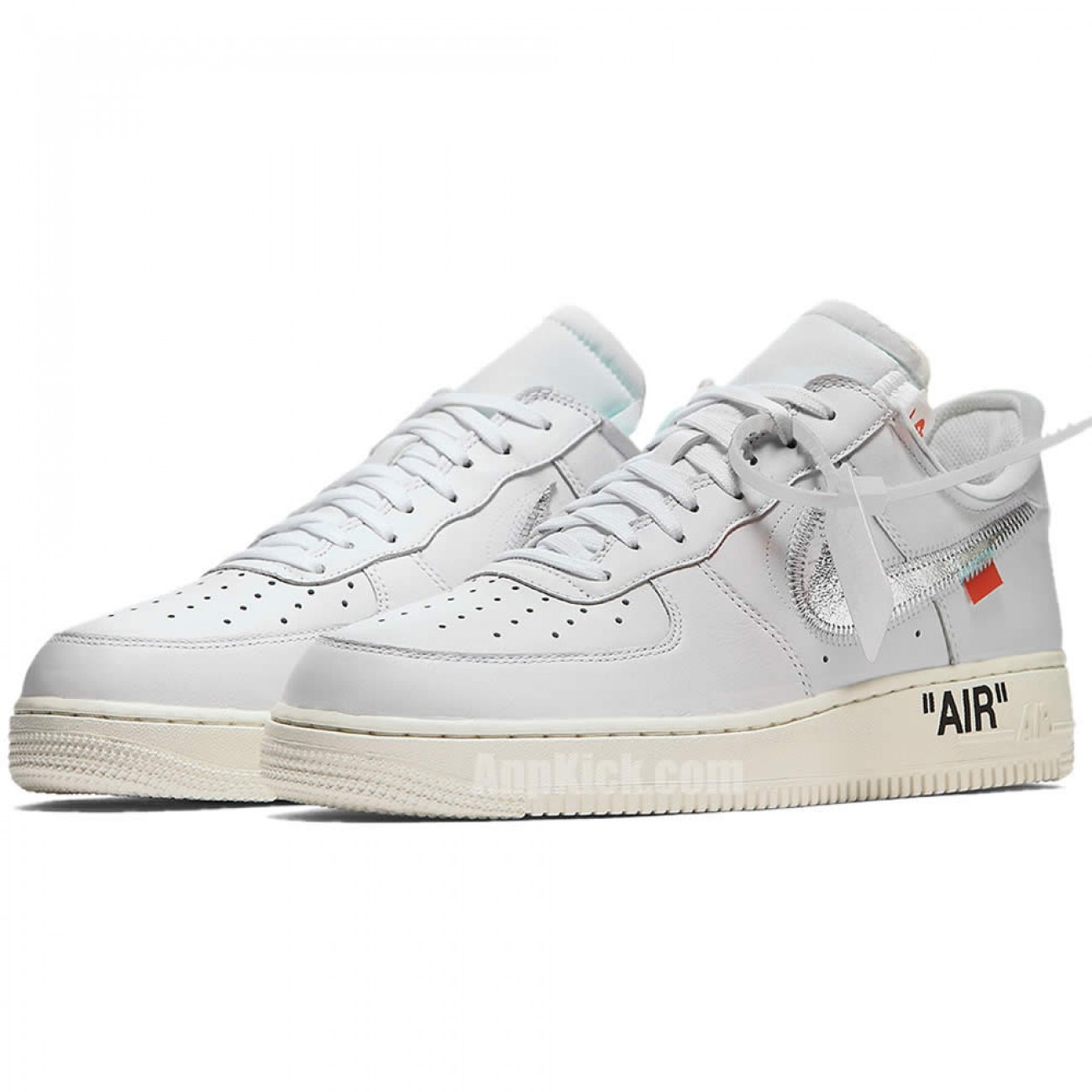 Off-White x Air Force 1 Low Silver The Ten AF100 ComplexCon 07 Shoes AO4297-100