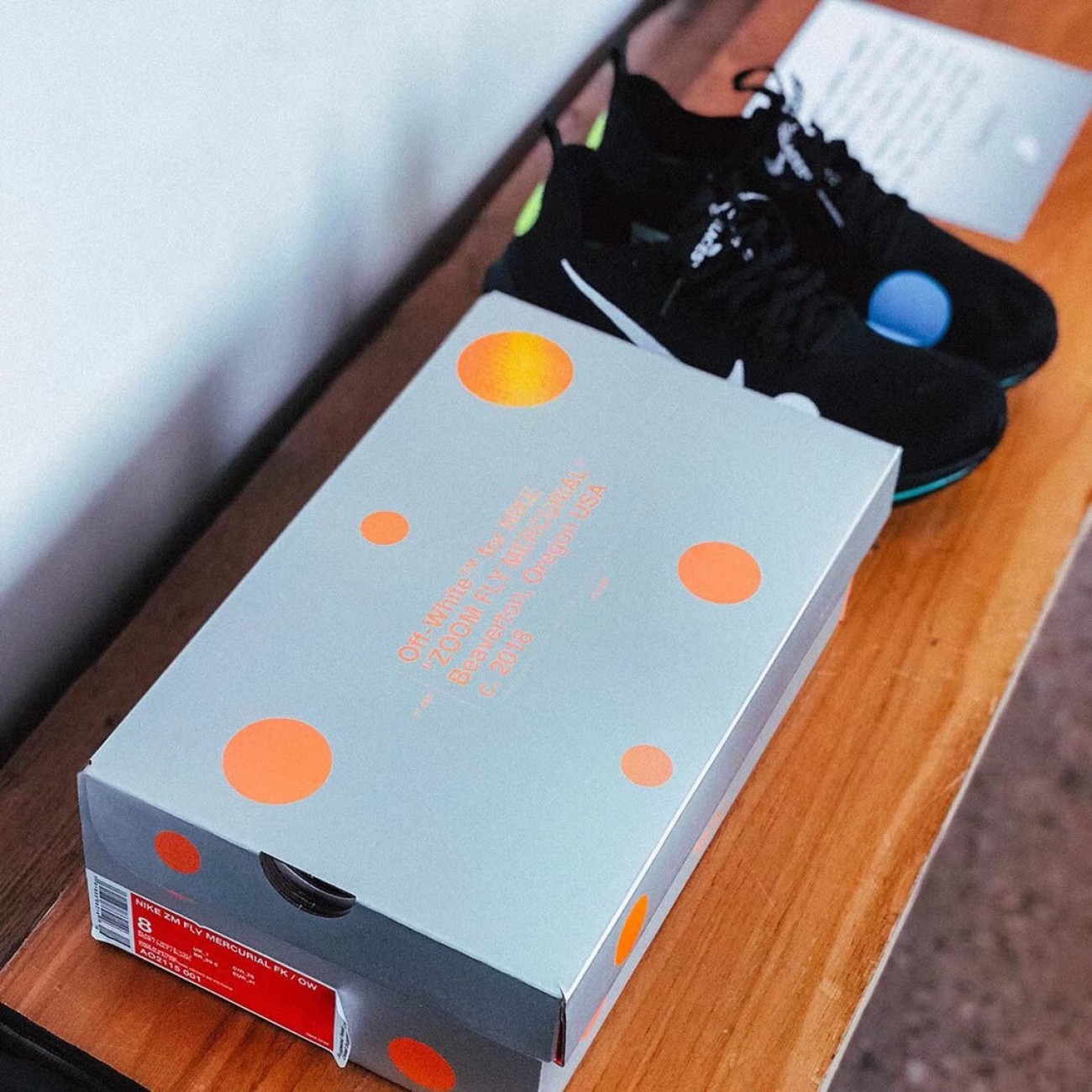 Off-White x Nike Zoom Fly Flyknit OW Mercurial Black AO2115-001