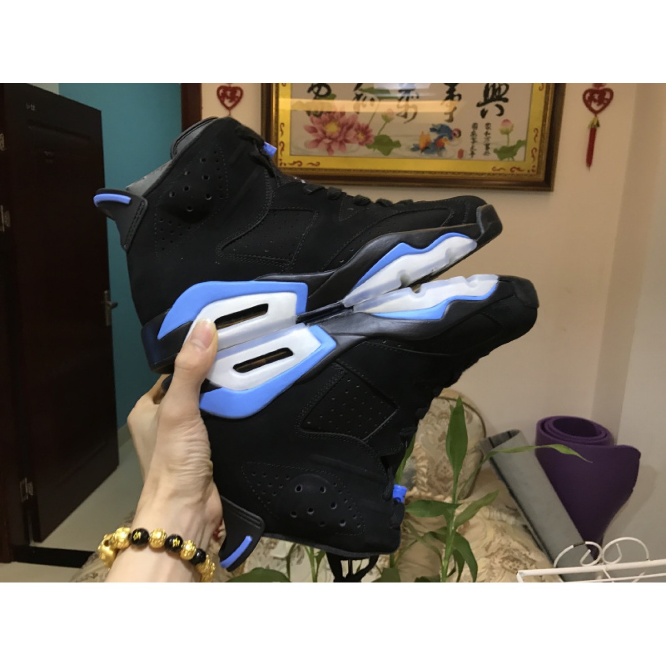Air Jordan 6 University Blue 384664-006
