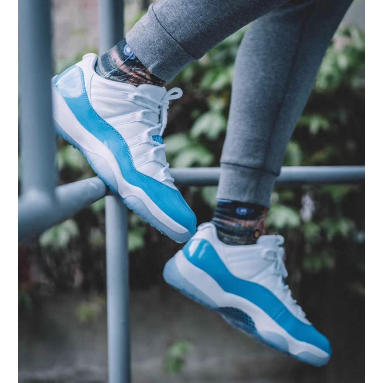 Air Jordan 11 Low UNC / Columbia Blue/White 528895-106