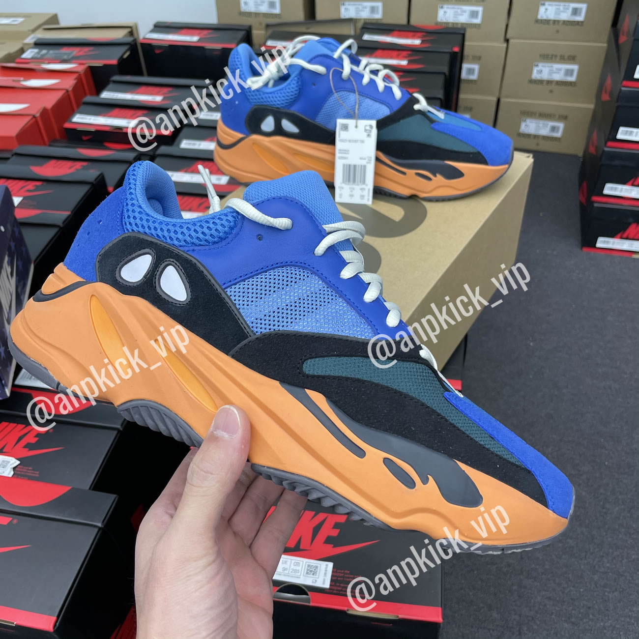 adidas Yeezy Boost 700 Bright Blue Orange GZ0541