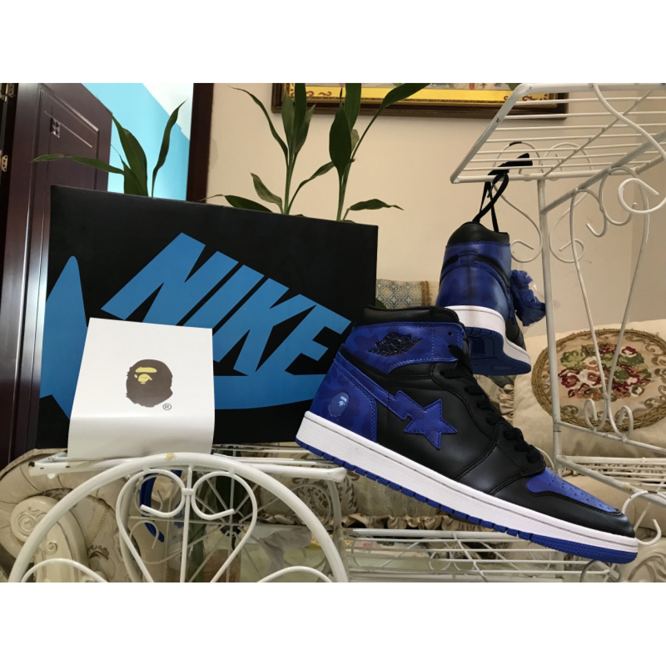 Air Jordan 1 Royal x Bape