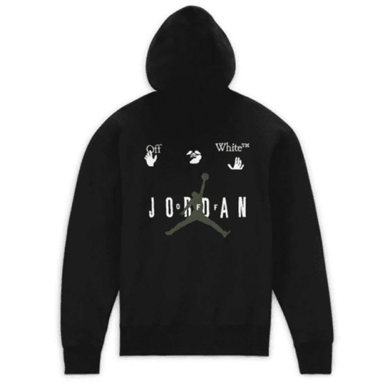 Off-White x Jordan Hoodie Black