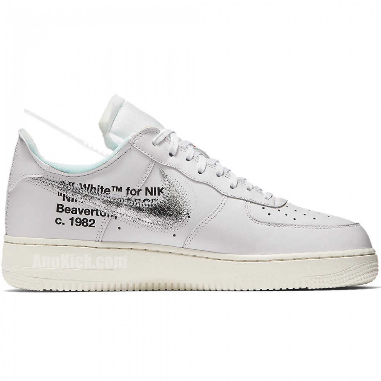Off-White x Air Force 1 Low Silver The Ten AF100 ComplexCon 07 Shoes AO4297-100