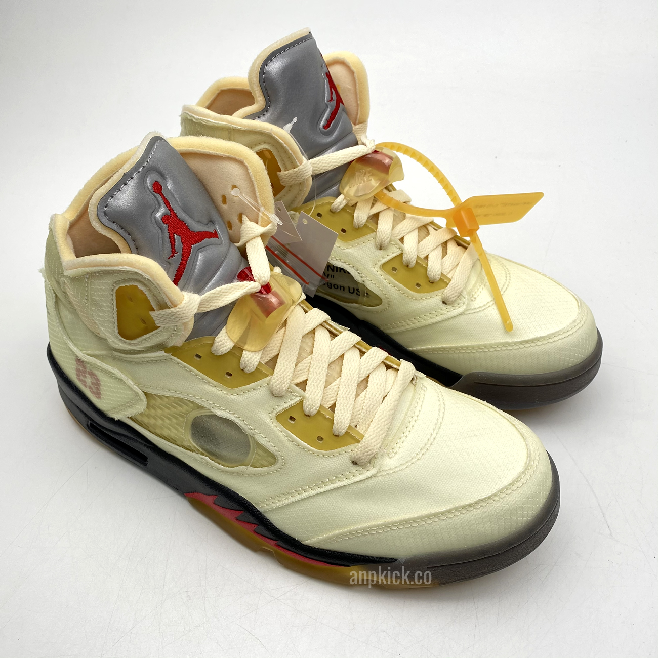 Off-White x Air Jordan 5 Sail New Release Date DH8565-100
