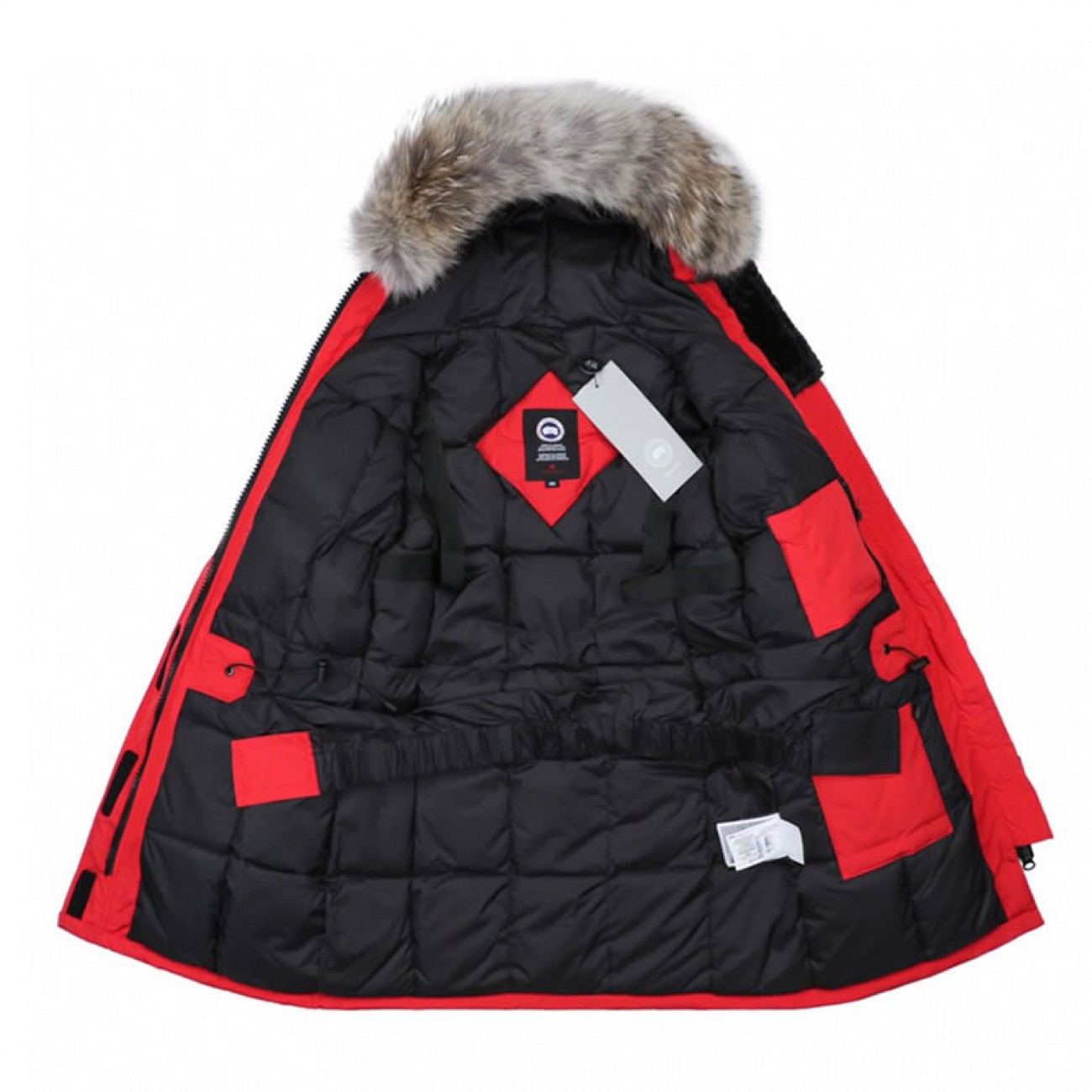 09 ' Canada Goose '19FW Expedition 4660LA Down Jacket Coat Red