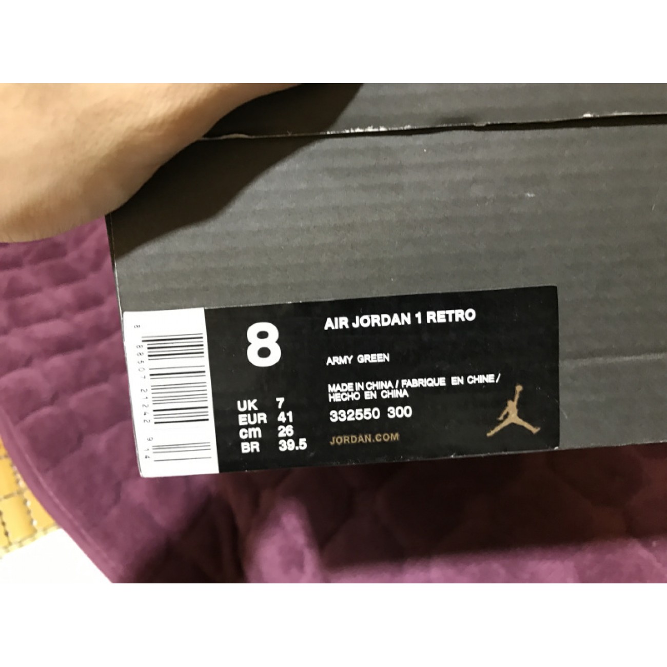 Air Jordan 1 High Grove Green 332550-300