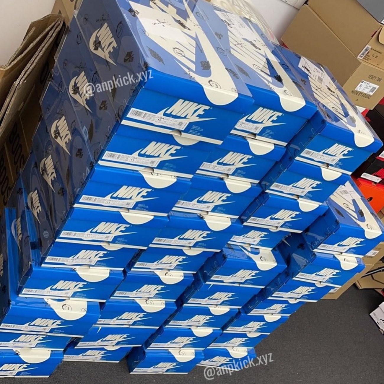 Travis Scott x Air Jordan 1 High OG SP Military Blue Collab With Fragment Cactus Jack Royal DH3227-105