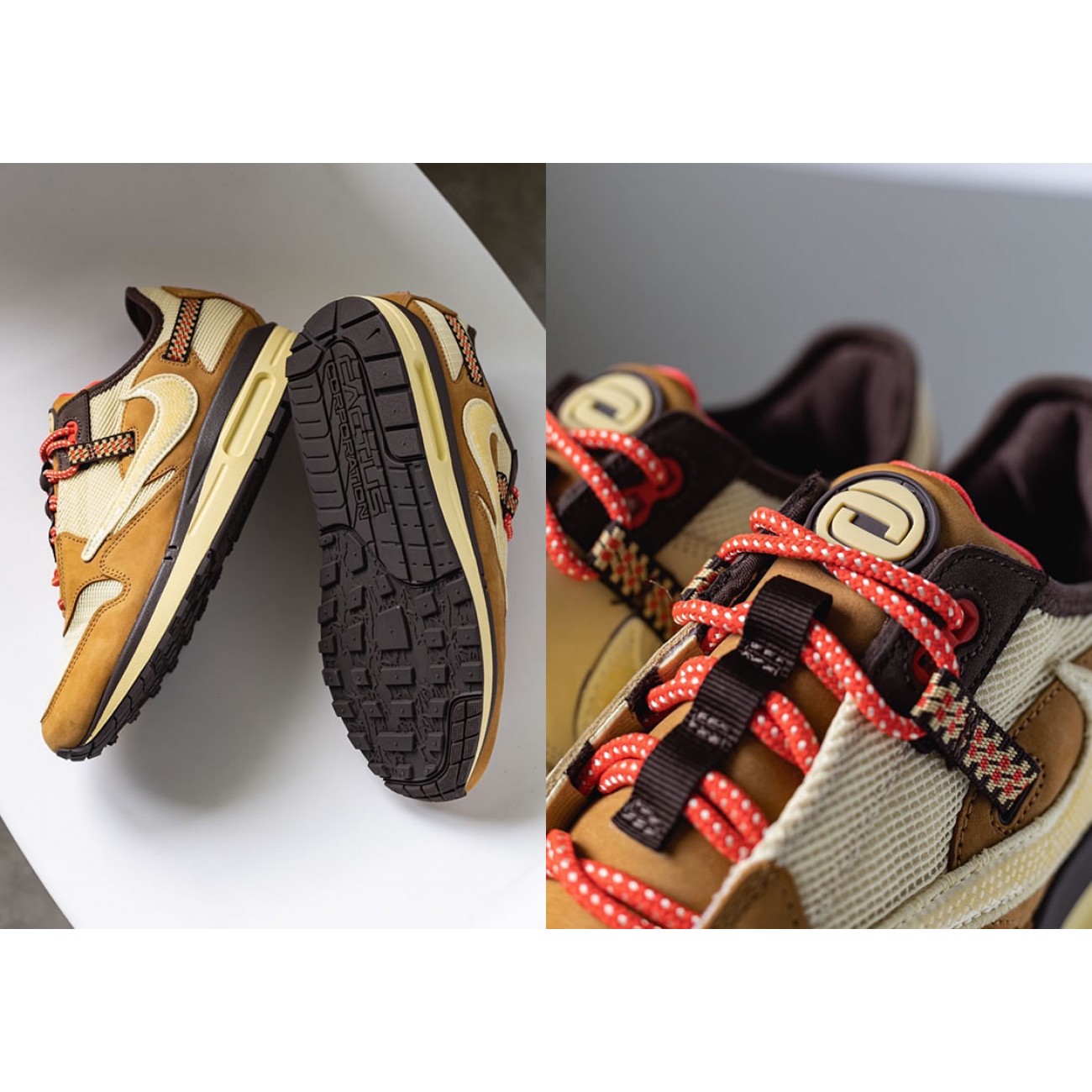 Travis Scott x Nike Air Max 1 Wheat DO9392-701