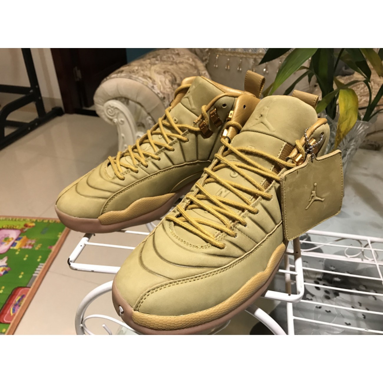 PSNY x Air Jordan 12 Wheat AA1233-700