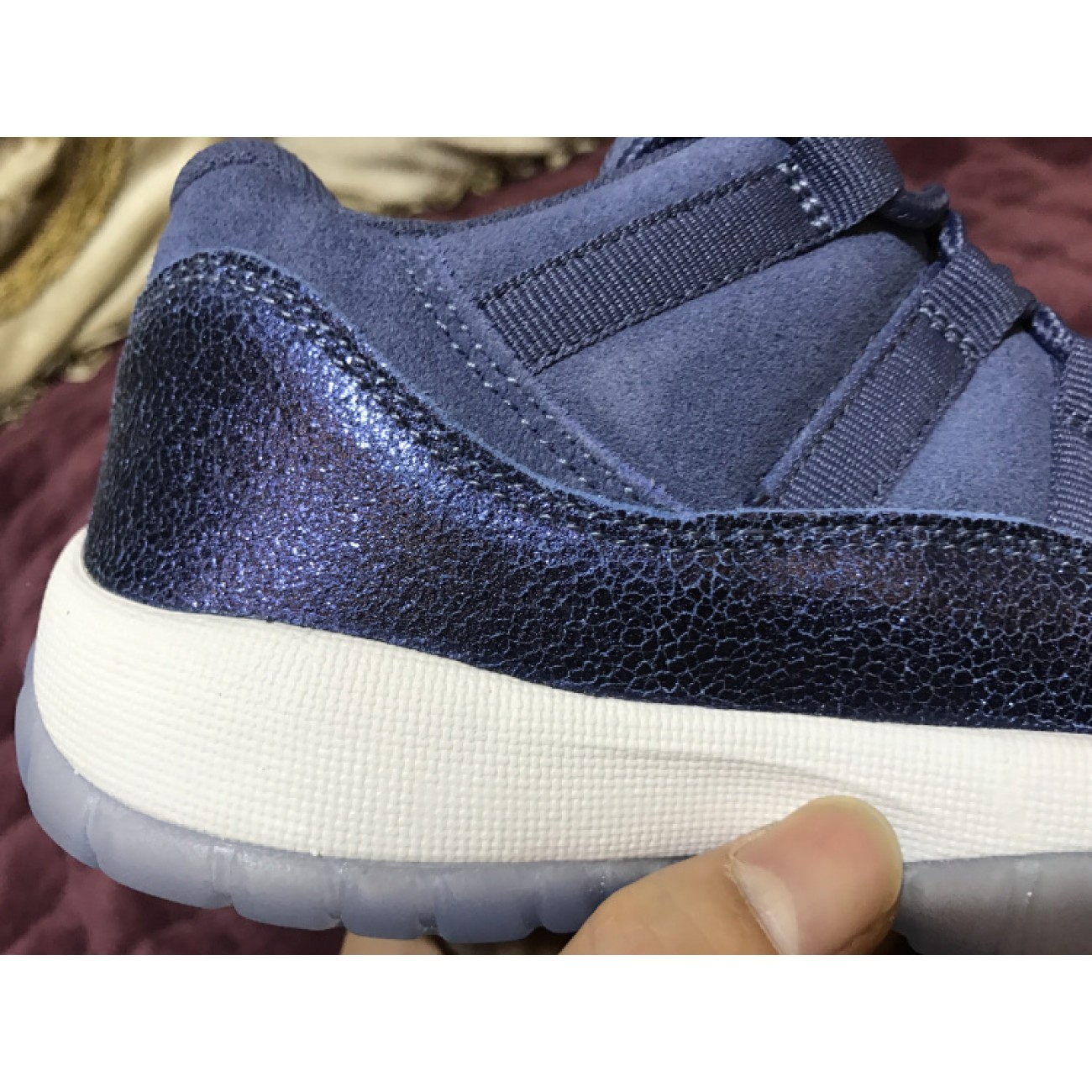 Air Jordan 11 Low GS Blue Moon 580521-408