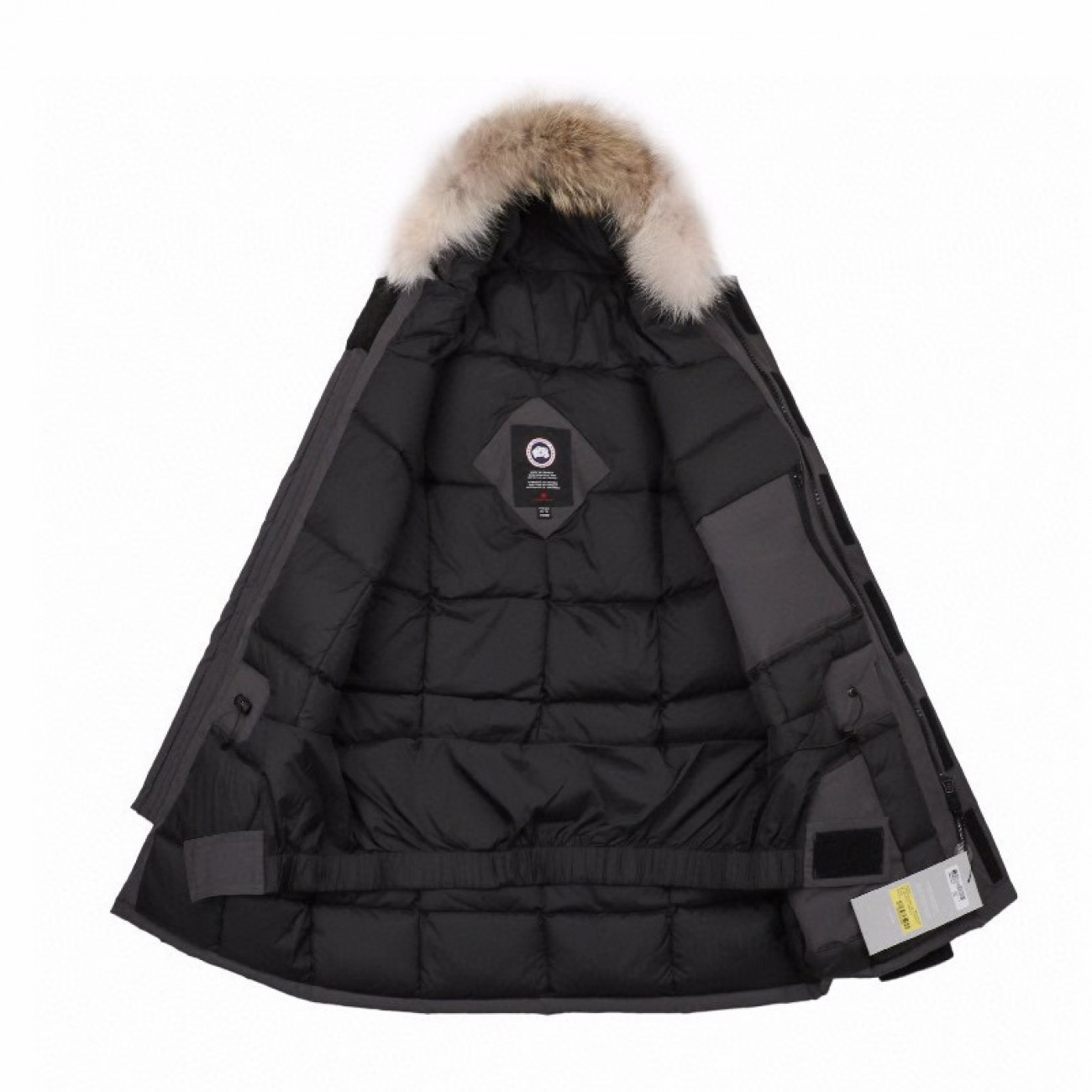 08 ' Canada Goose '19FW Expedition 4660MA Down Jacket Coat Dark Gray