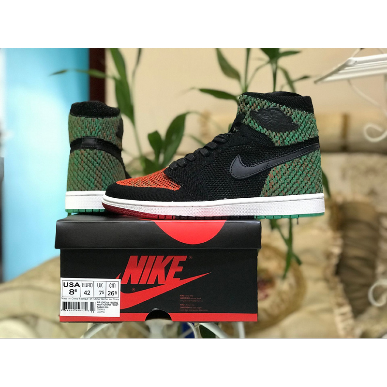 Air Jordan 1 Flyknit BHM AJ1 AA2426-026