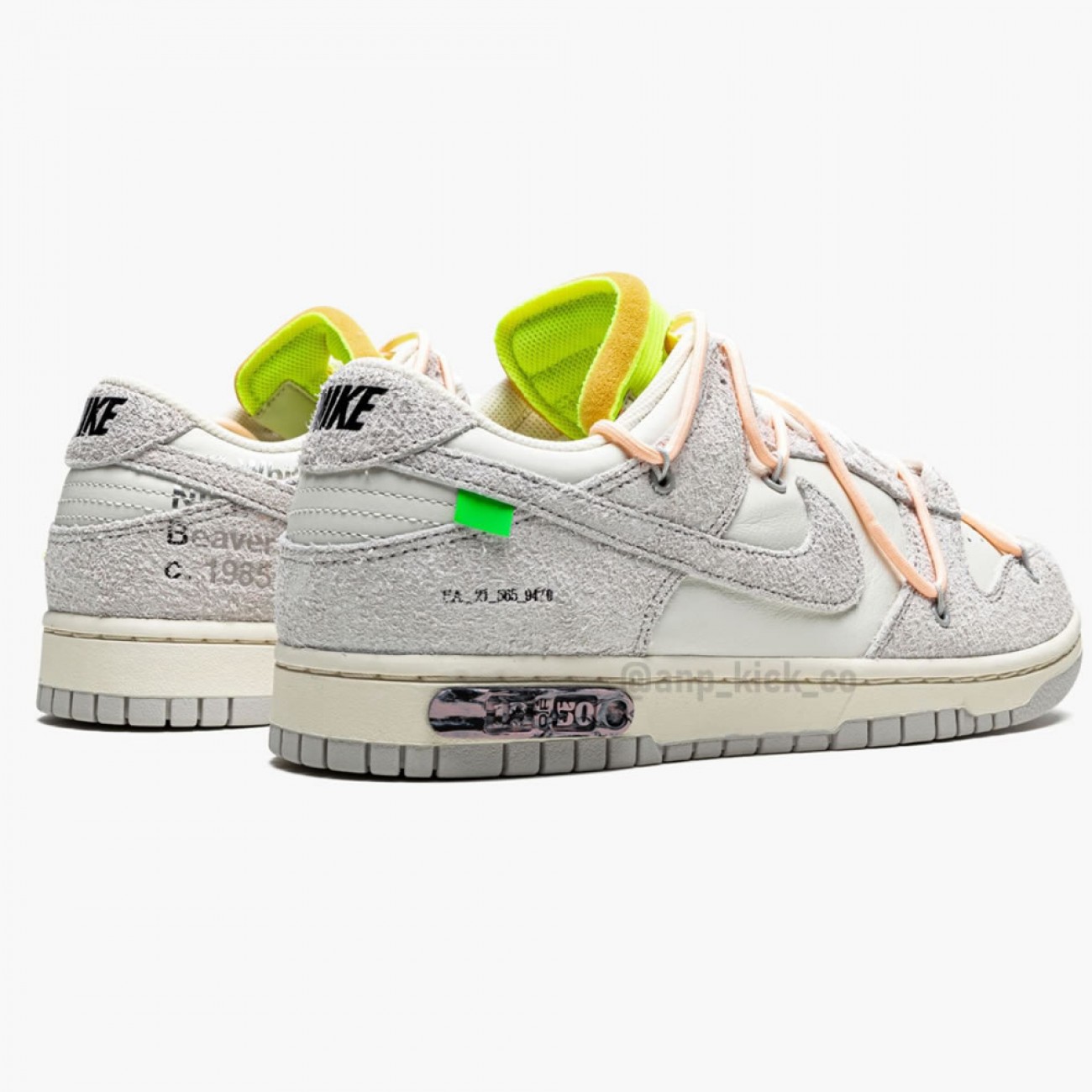 Nike SB Dunk Low Off-White Lot 12 OF 50 DJ0950-100