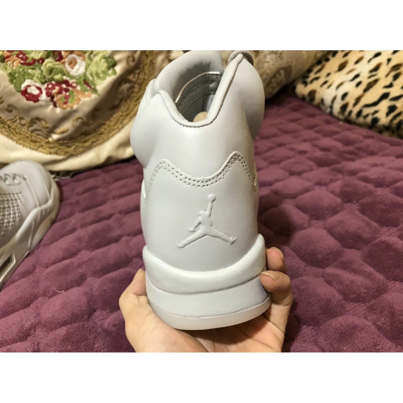 Air Jordan 5 Premium Pure Platinum 881432-003