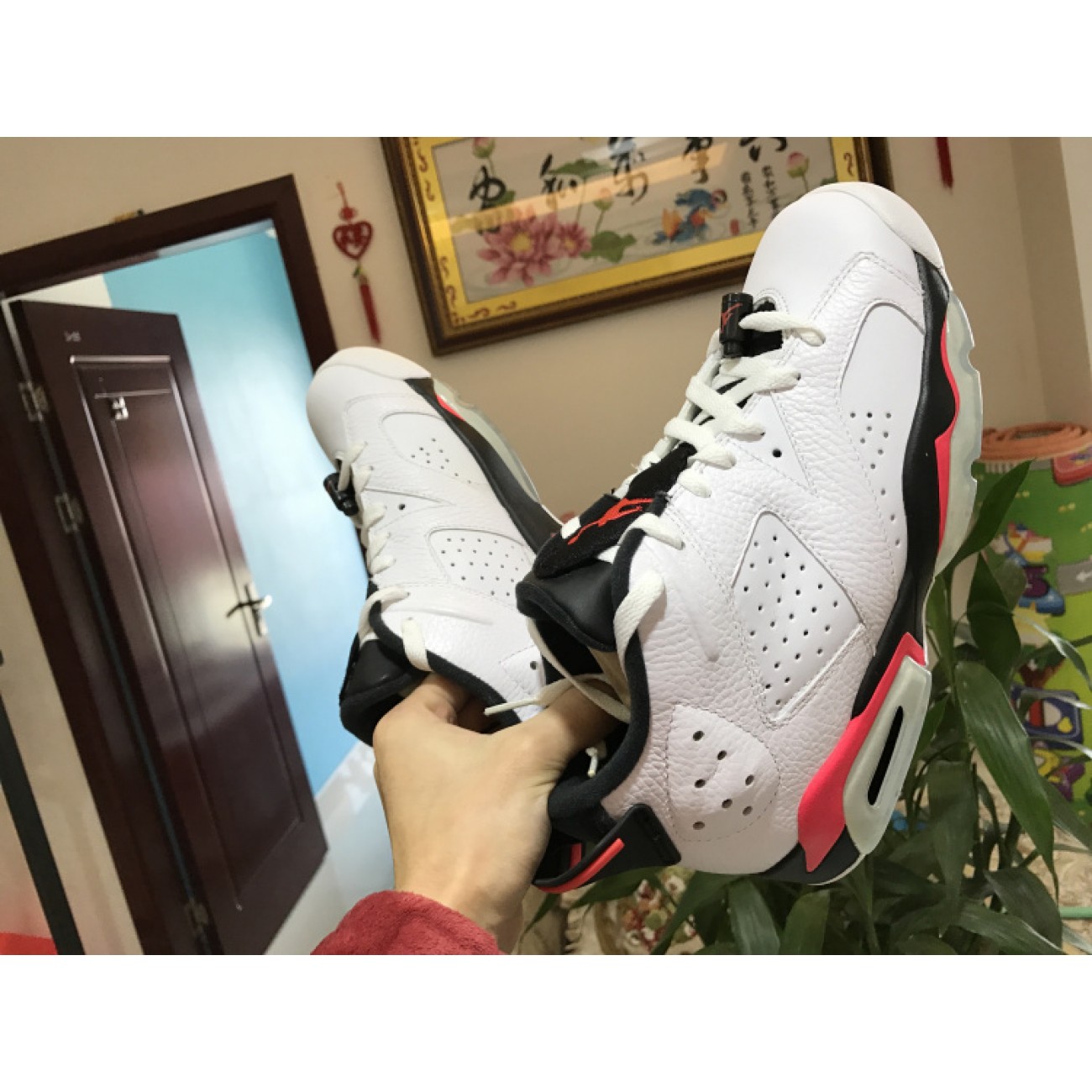 Air Jordan 6 Retro Low White Infrared 304401-123