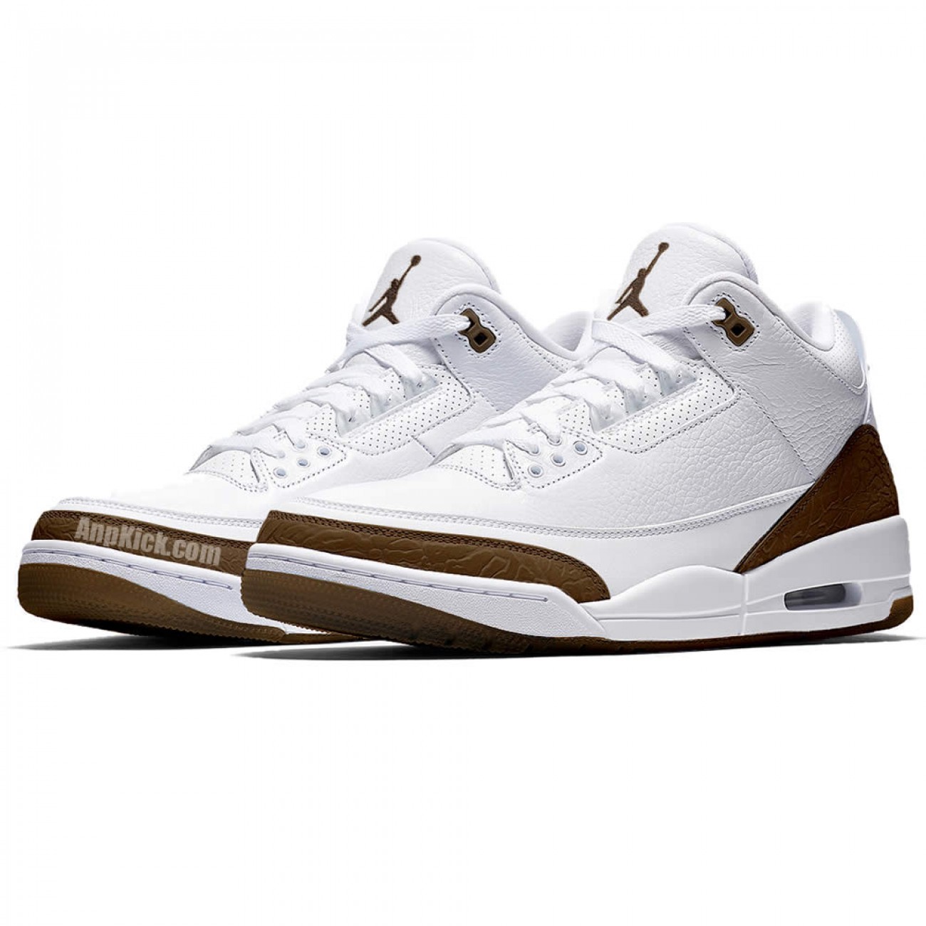 Air Jordan 3 Mocha 2018 White/Chrome/Dark/Brown 136064-122