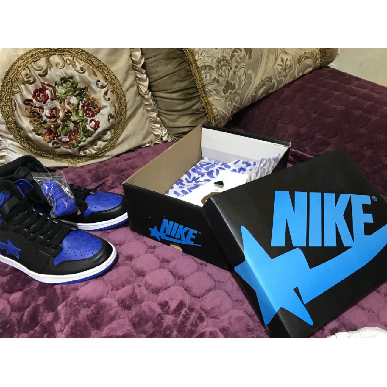 Air Jordan 1 Royal x Bape