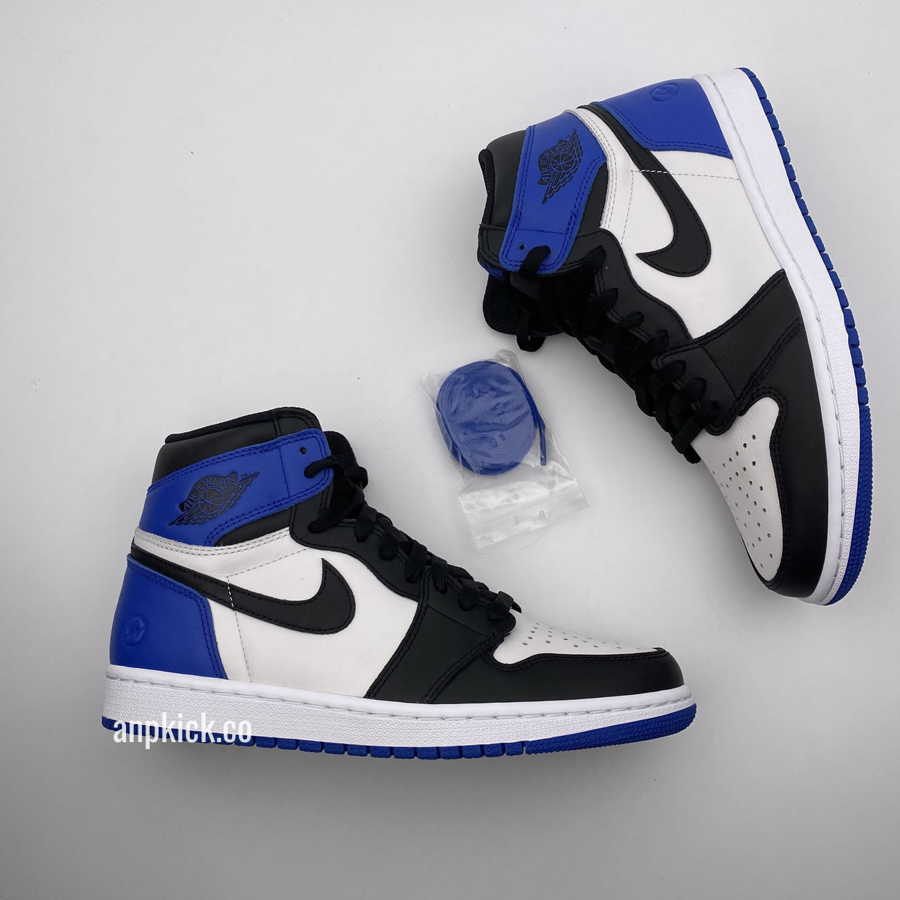 Black and Blue Jordan 1 Fragment 716371-040 Retro 1s
