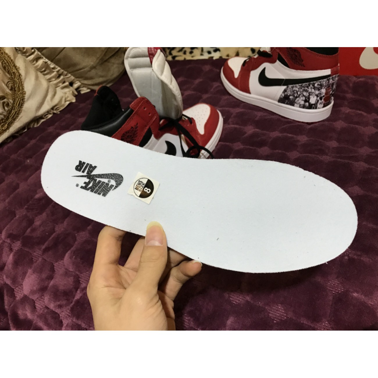 Air jordan 1 Chicago Cartoon 555088-101