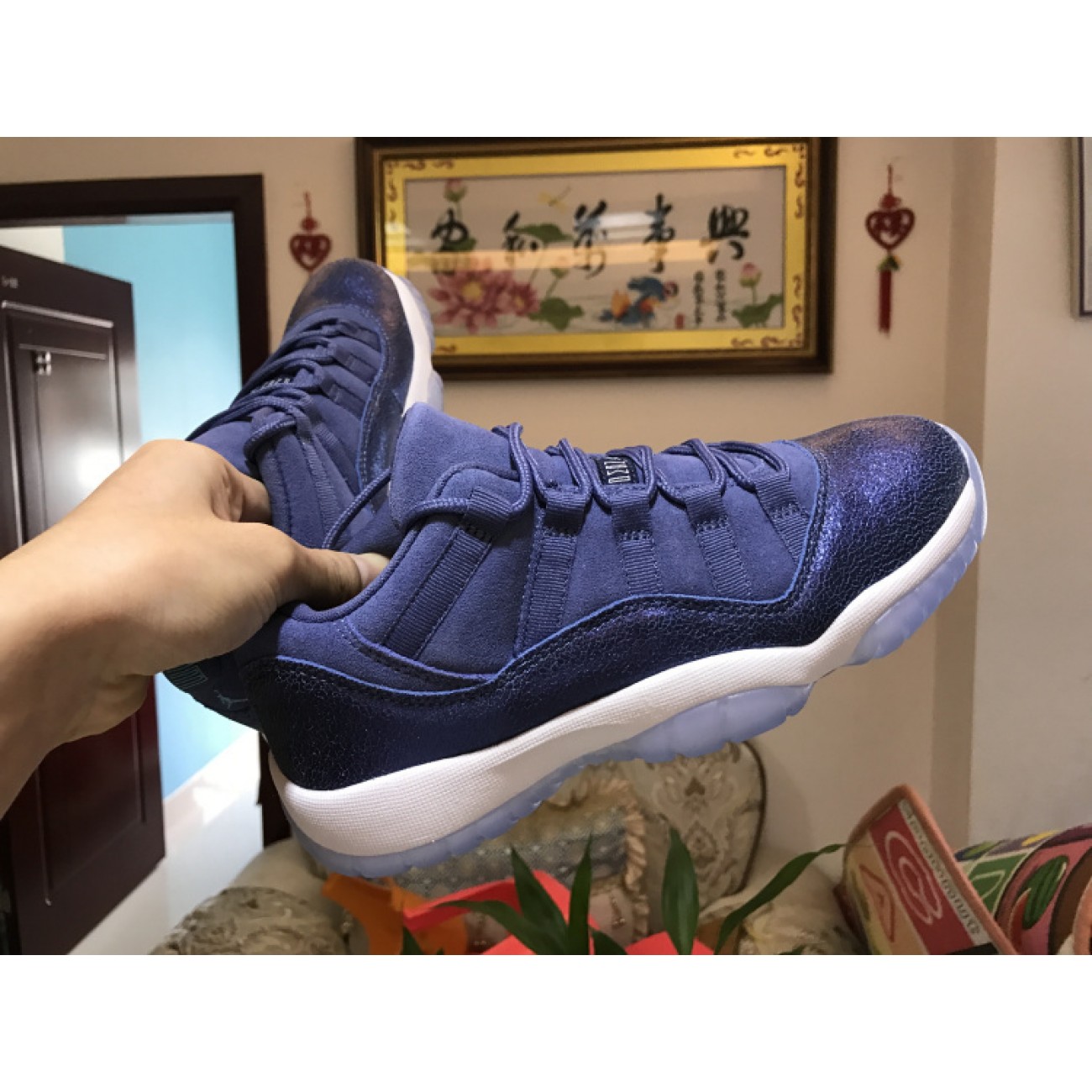 Air Jordan 11 Low GS Blue Moon 580521-408