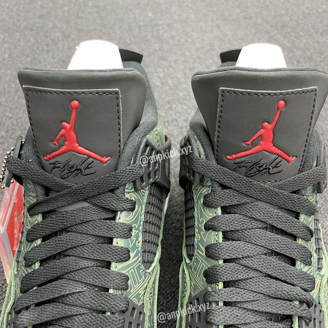 Jalen Ramsey x Air Jordan 4 Retro Laser Green Happy Holidays CW0897-101