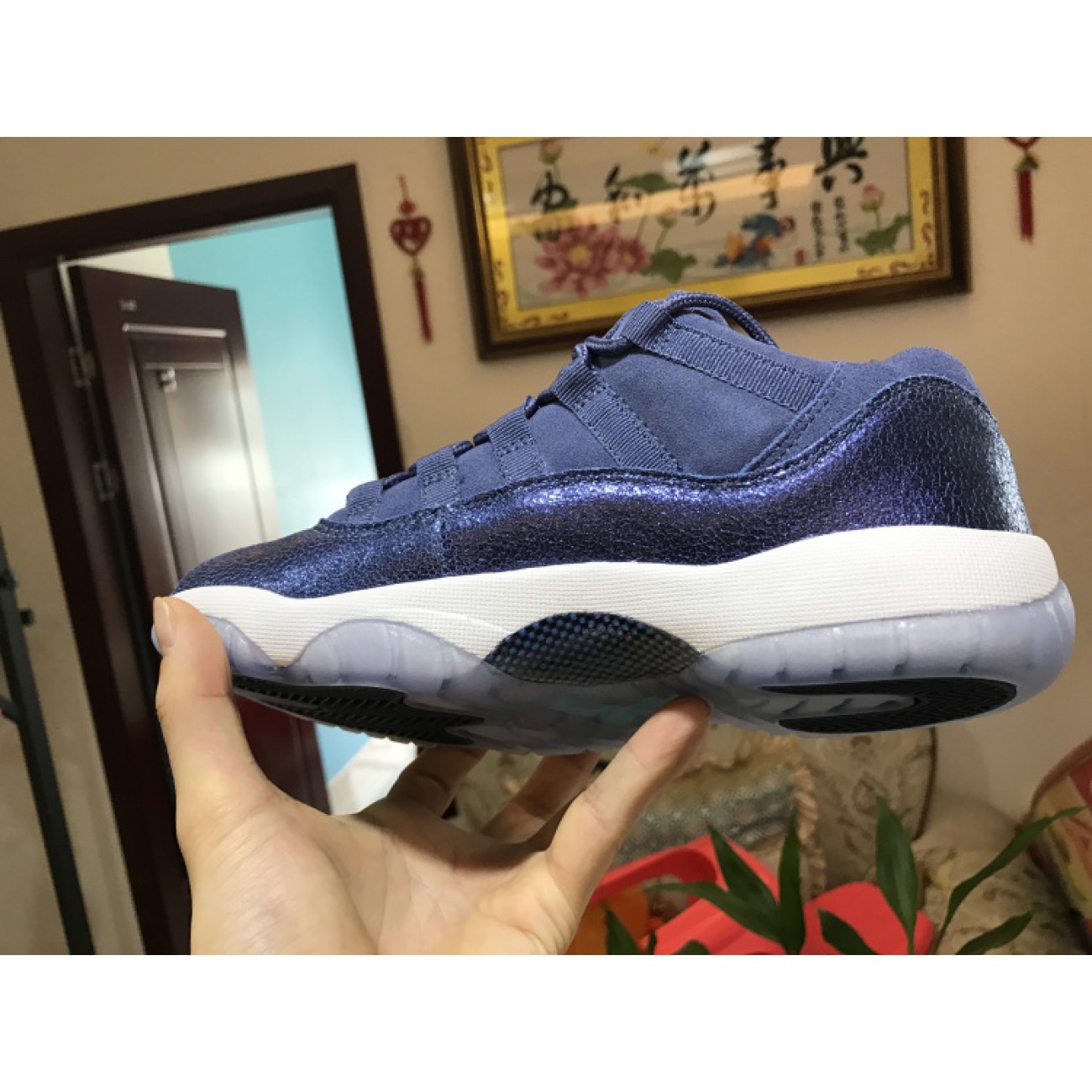 Air Jordan 11 Low GS Blue Moon 580521-408