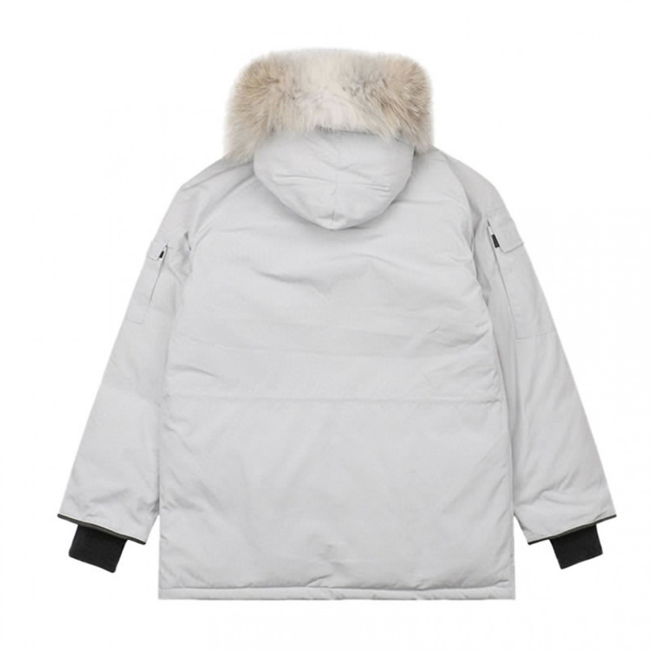 08 ' Canada Goose '19FW Expedition 4660MA Down Jacket Coat Silver White