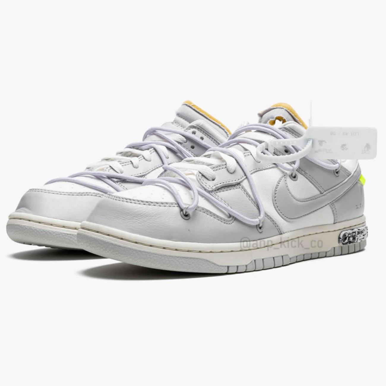 Nike SB Dunk Low Off-White Lot 49 OF 50 DM1602-123