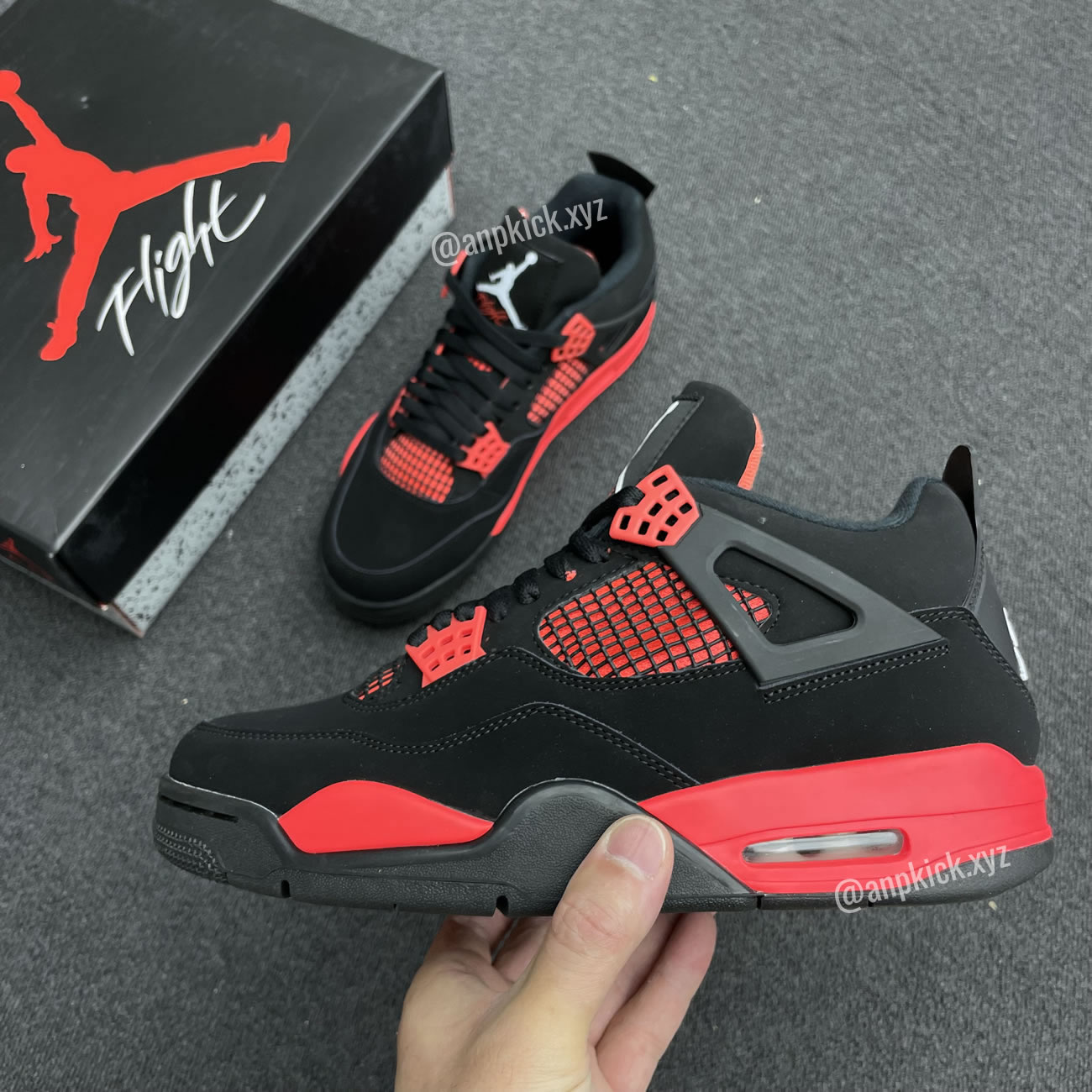 Air Jordan 4 Red Thunder Black/White-Red CT8527-016