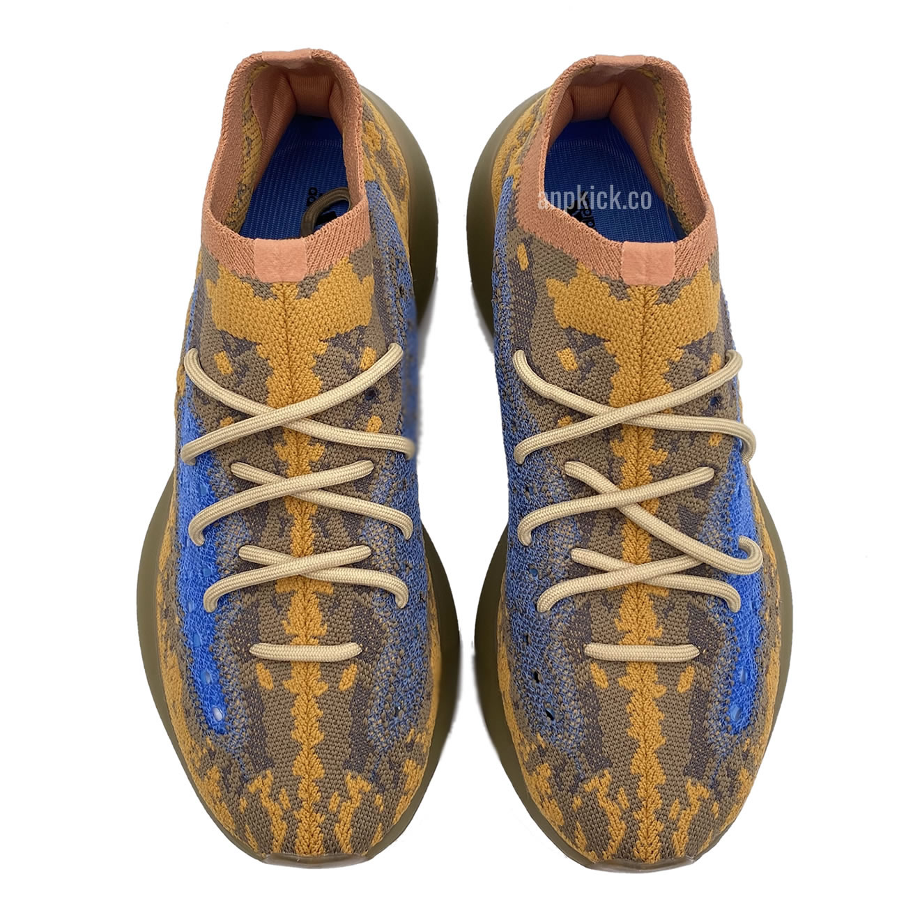 Yeezy Boost 380 Blue Oat Non-Reflective Q47306 Reflective FX9847