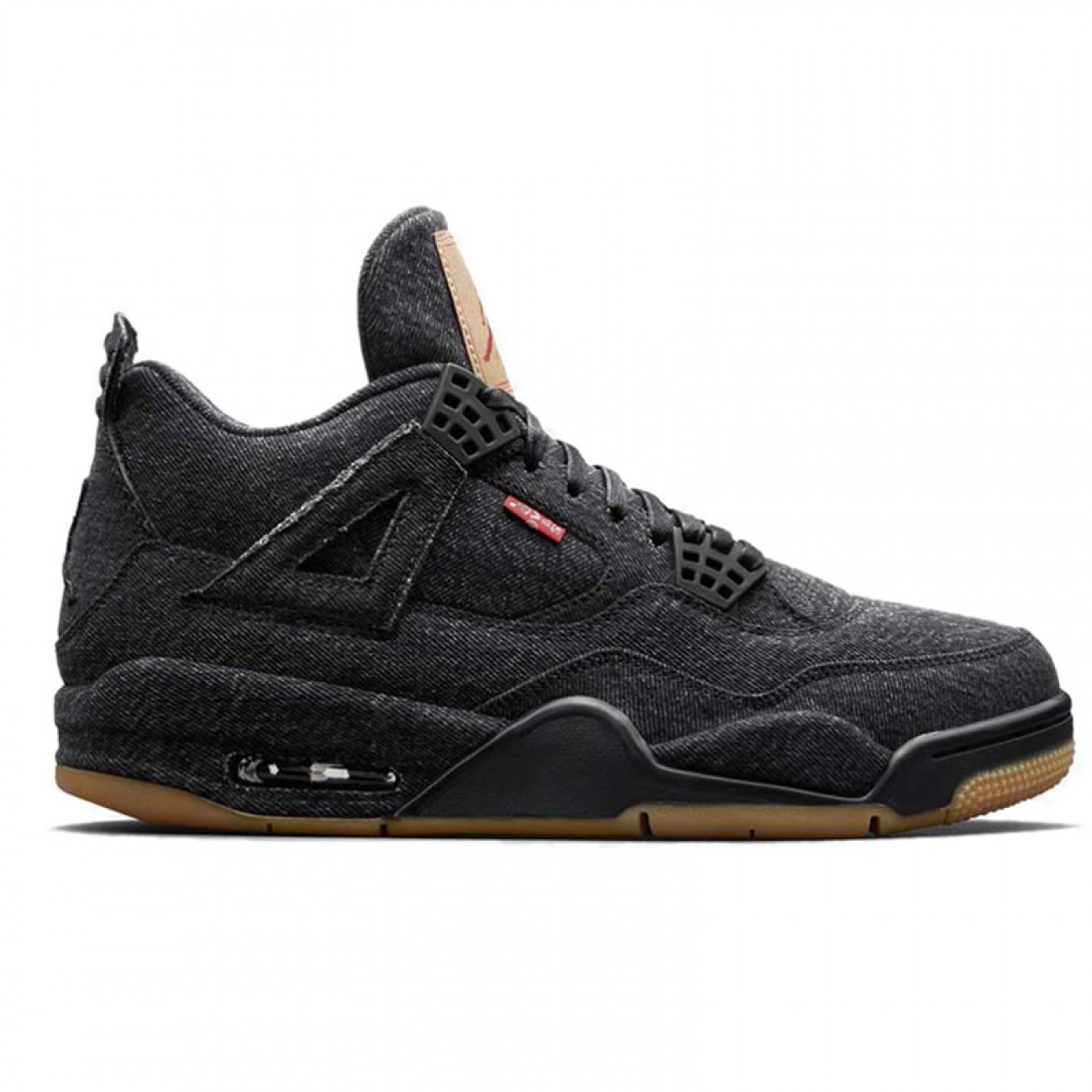 Levi's x Air Jordan 4 Black Denim AO2571-001