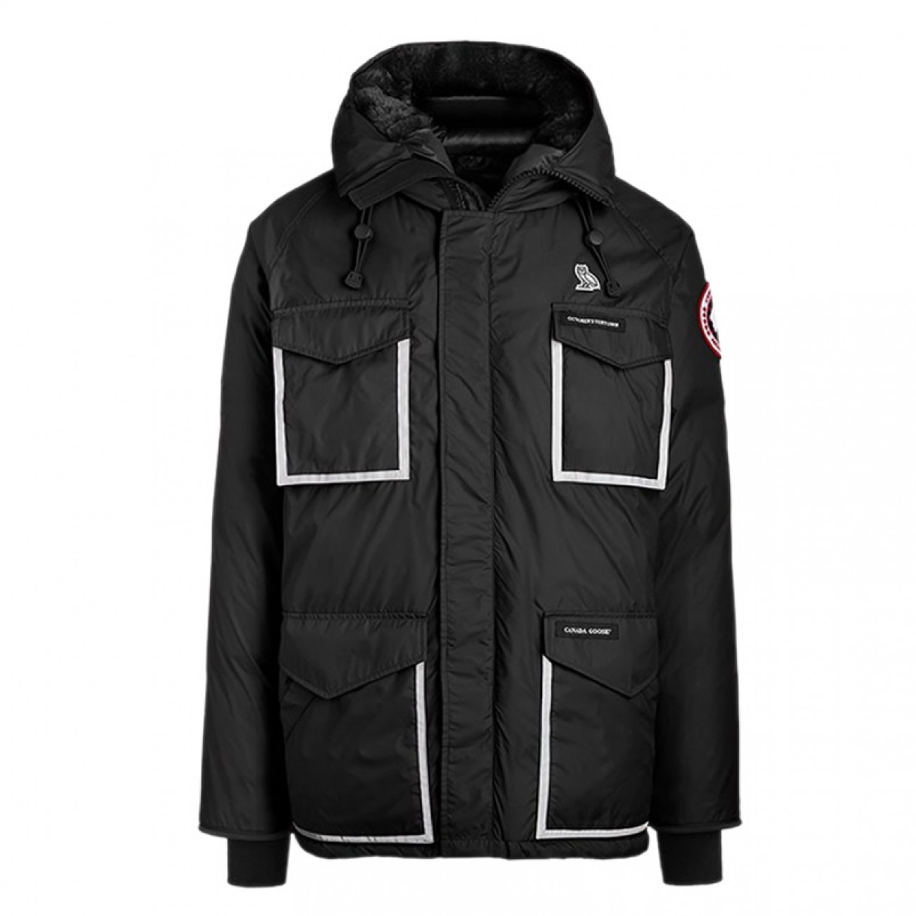 Canada Goose Constable Park x OVO Down Jacket Coat Black