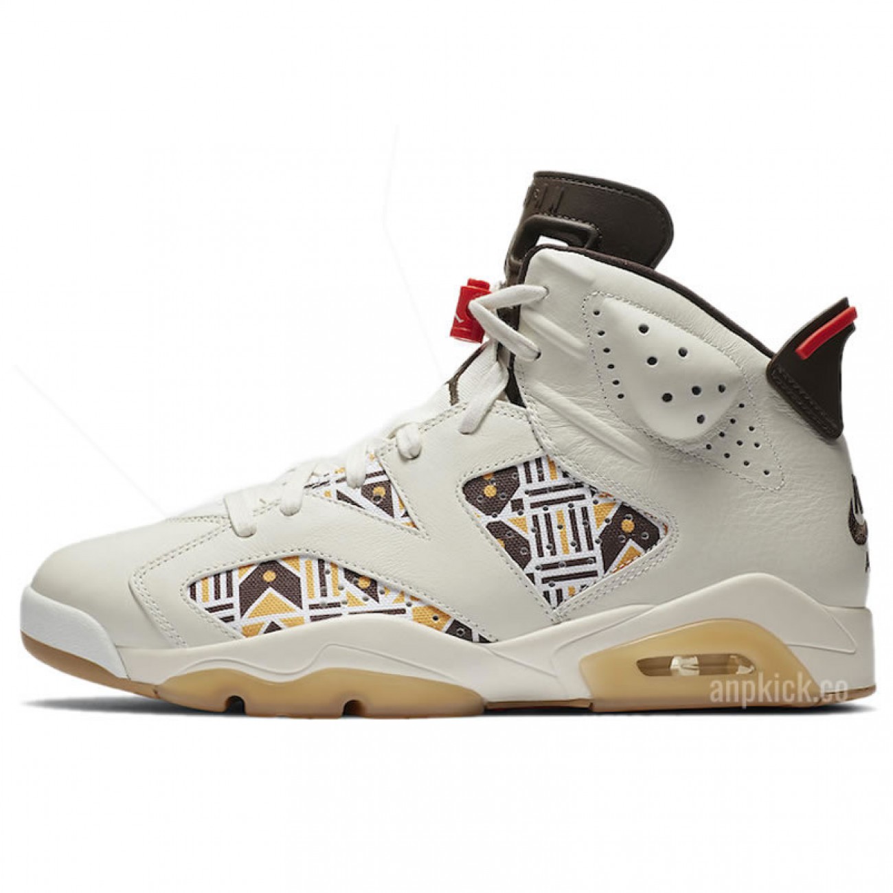 Air Jordan 6 Retro Quai 54 2020 Sail Baroque Brown CZ4152-100