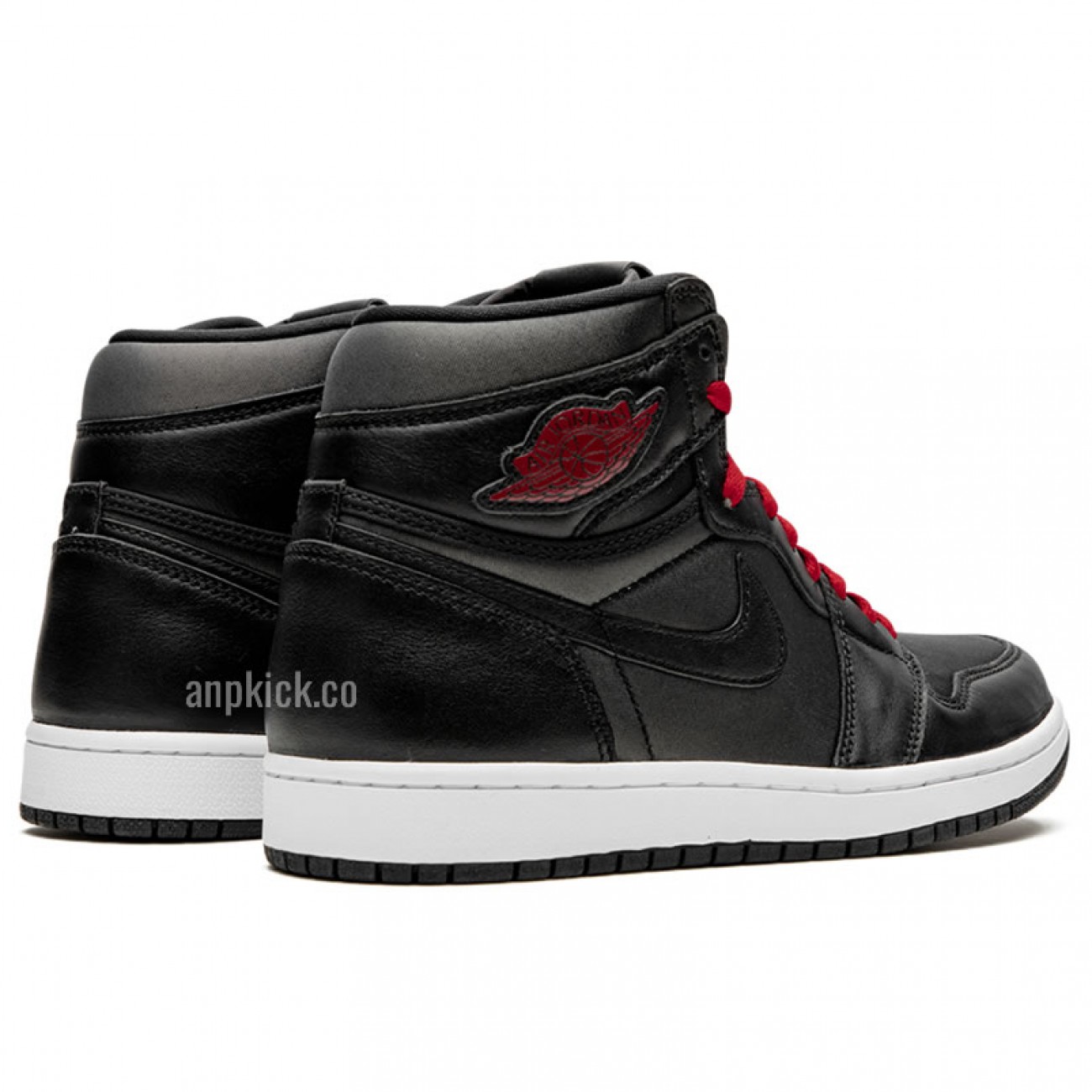 Air Jordan 1 Retro High OG Black Satin/Gym Red 555088-060 New Release