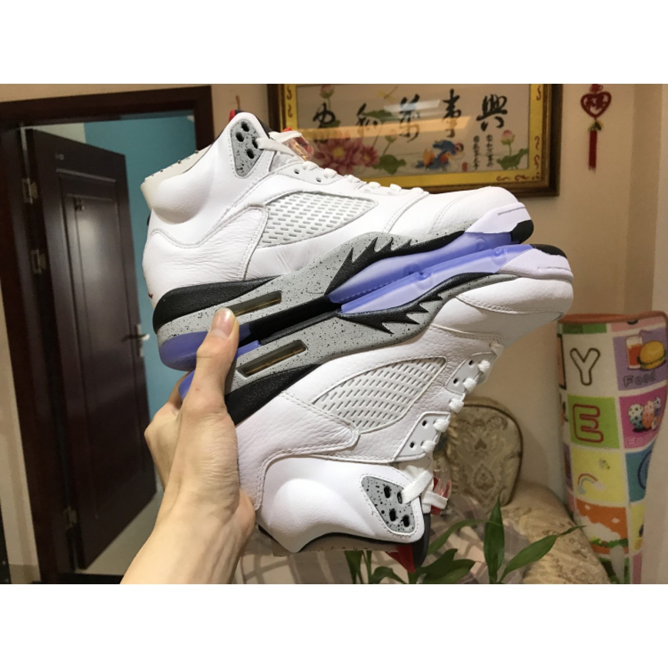 Air Jordan 5 White Cement 136027-104