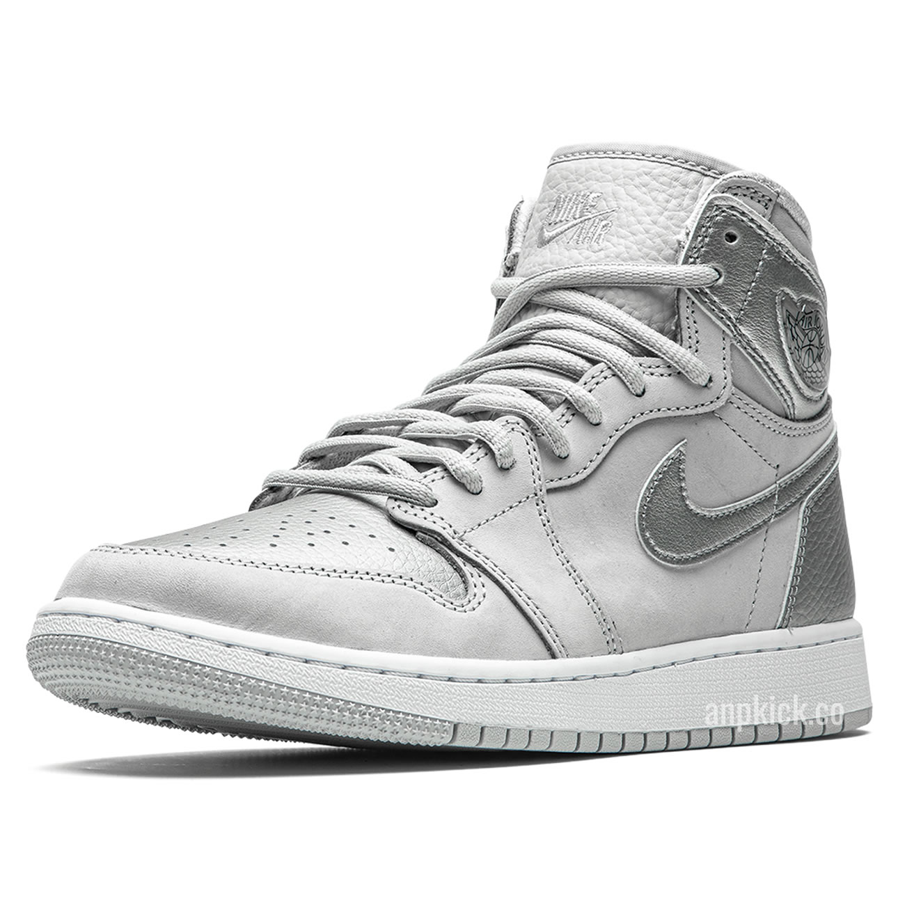 Air Jordan 1 Retro High OG GS Co.JP Metallic Silver Neutral Grey 575441-029