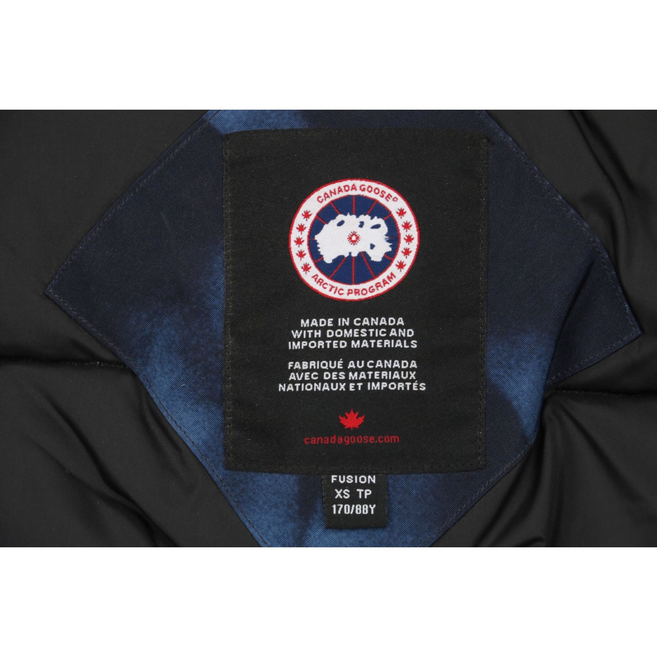 08 ' Canada Goose '19FW Expedition 4660MA Down Jacket Coat Camouflage Blue